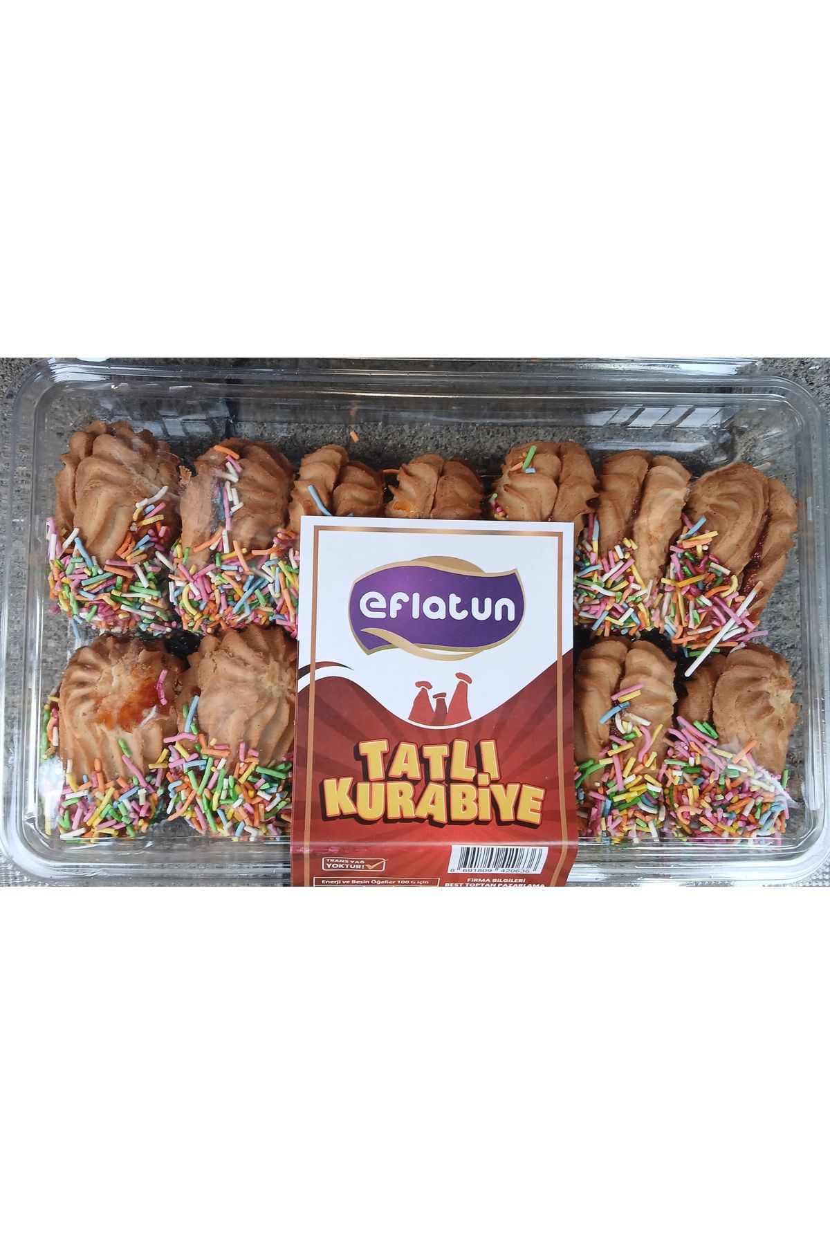 Eflatun 350 GR GRANÜLLÜ KURABİYE