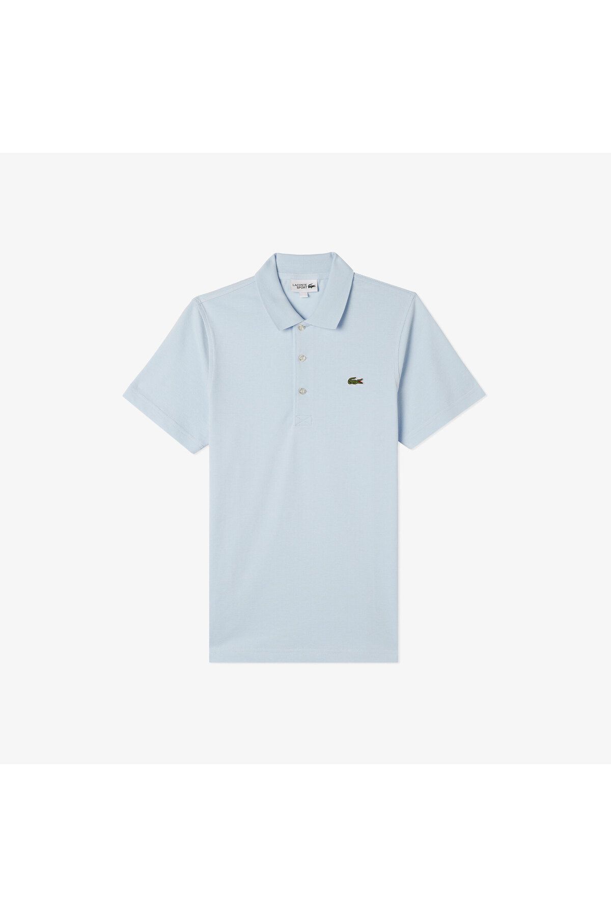 تی شرت یقه پولو آبی مردانه چوگان روشن و سبک ورزشی Lacoste