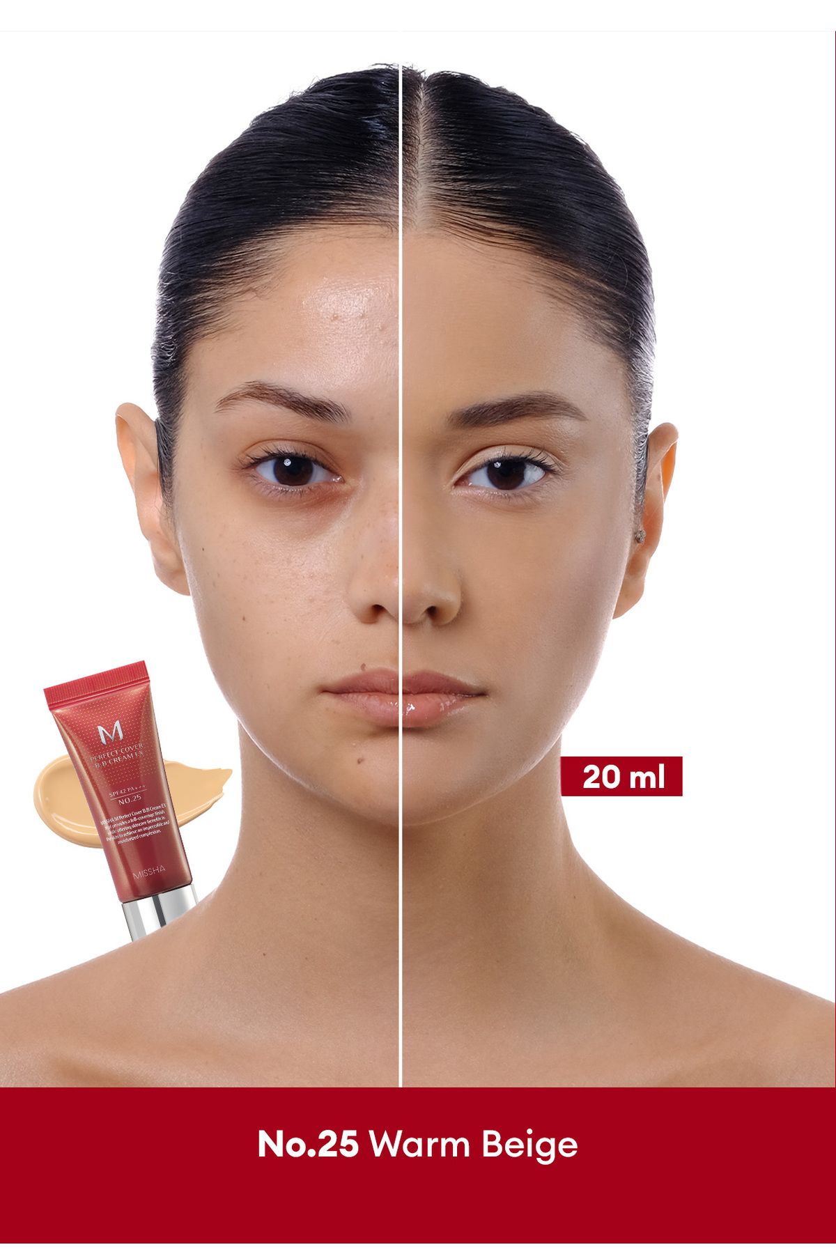 Missha Mükemmel Kapatıcılık Sunan Çok Fonksiyonlu M Perfect Cover Bb Cream Ex Spf42 Pa No.25 (20ML)