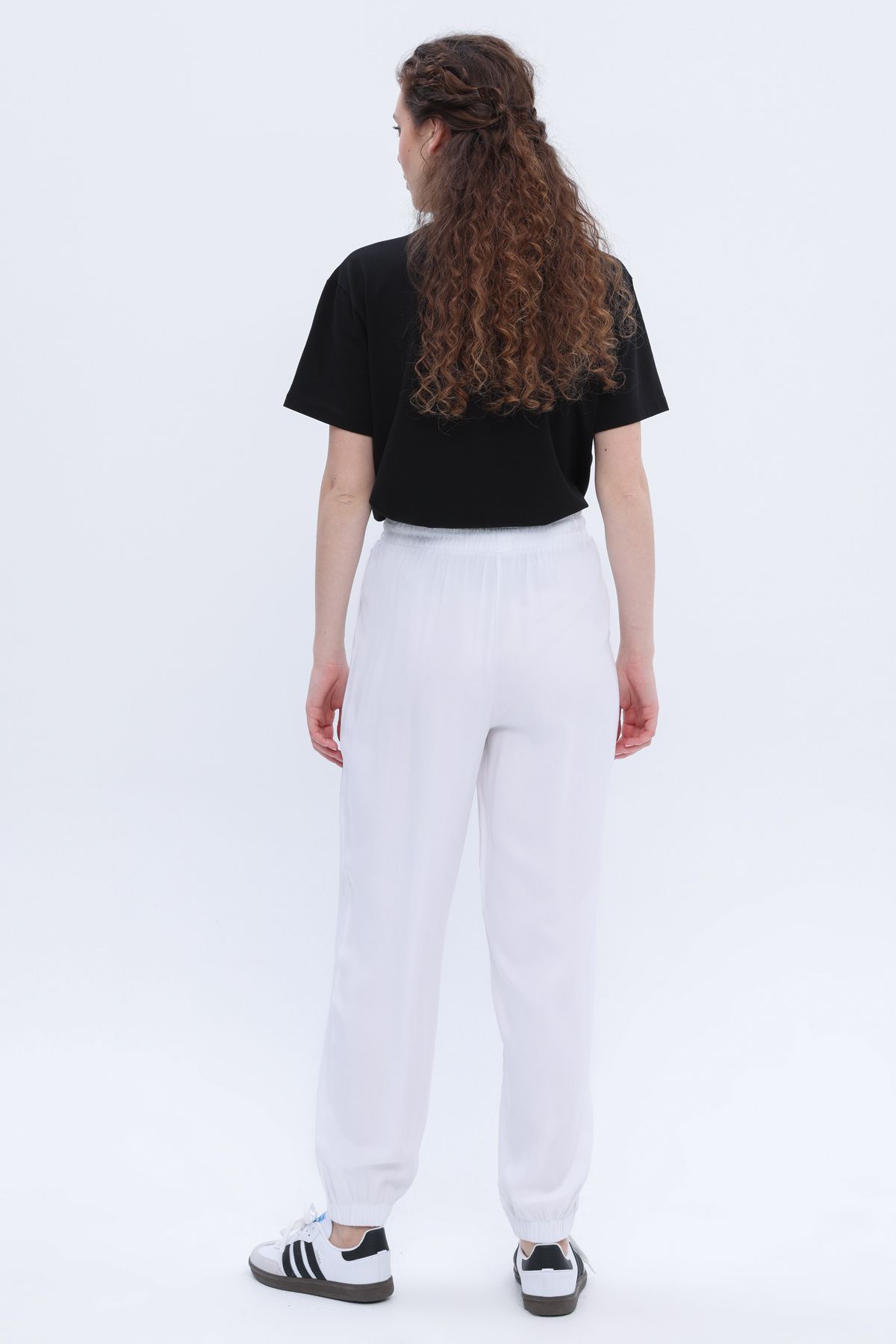 ALLDAY-White Jogger Pants 4