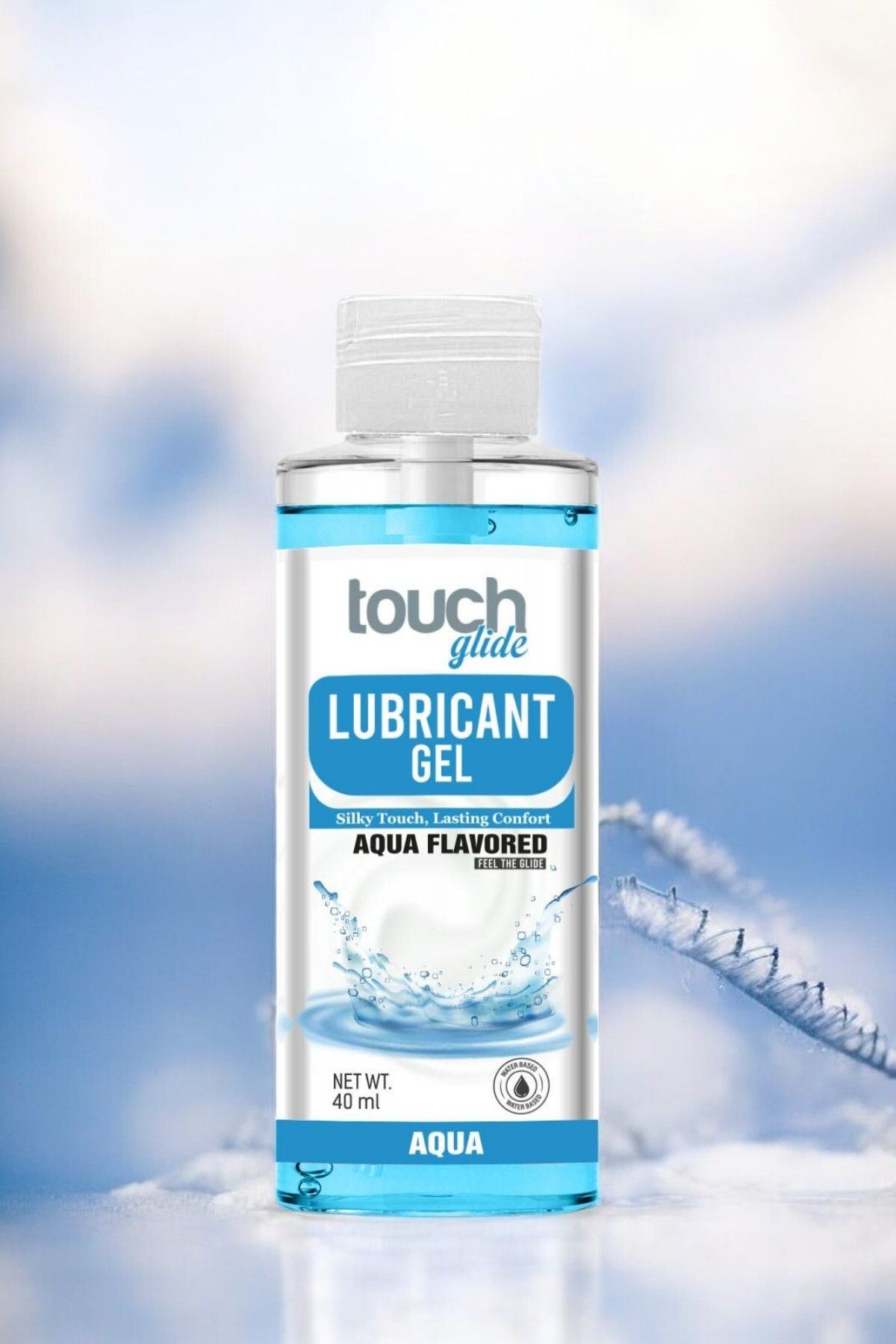 TouchGlide 40 ml Aqua Flavored Kayganlaştırıcı Jel - (COOLİNG MENTOL ETKİSİ)