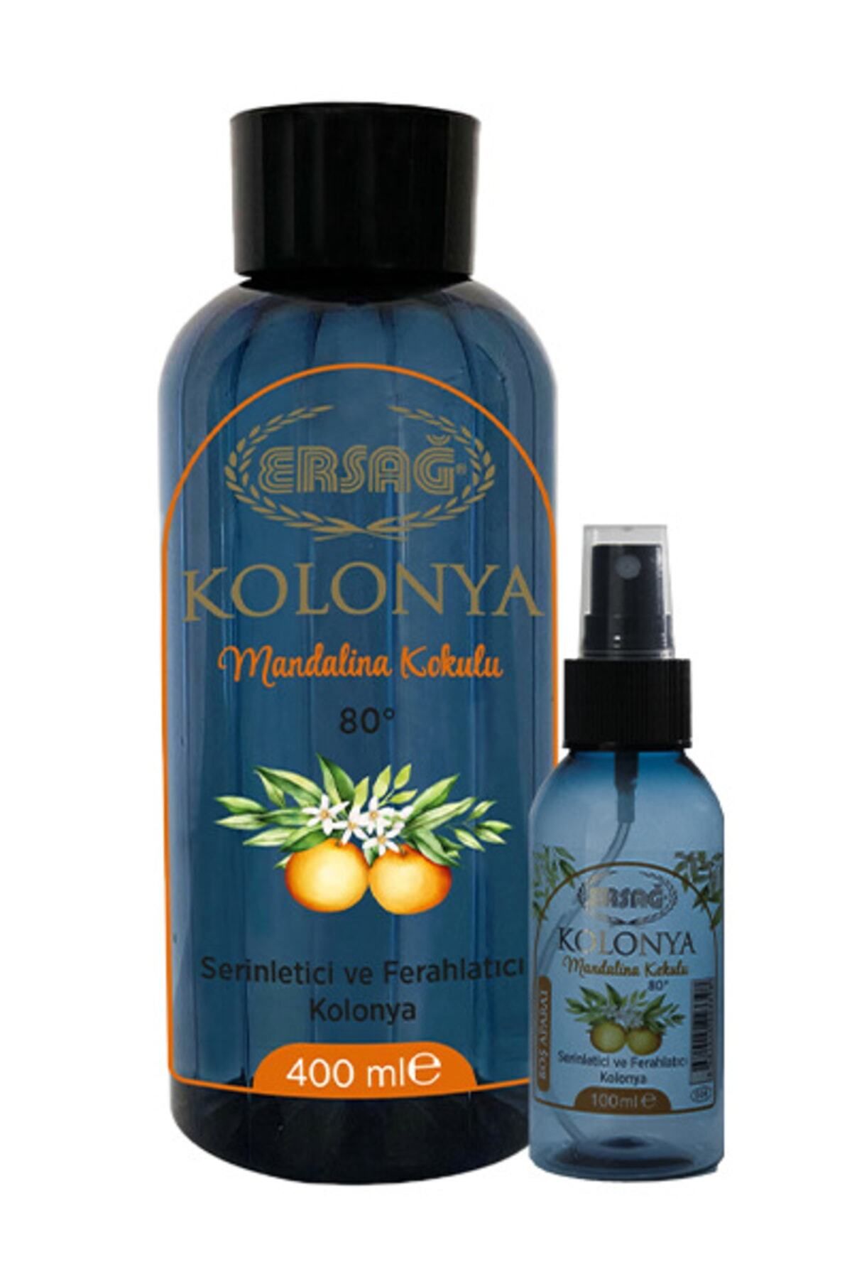 Ersağ Aparatlı Kolonya (MANDALİNA KOKULU) 400 ml