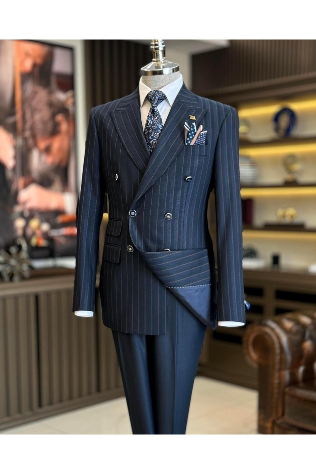 costume à rayures italiennes t12986