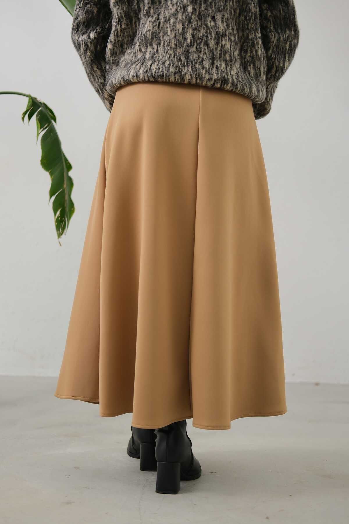 دامن چند رنگ زنانه حجاب زنگ پارچه ای lurex moda
