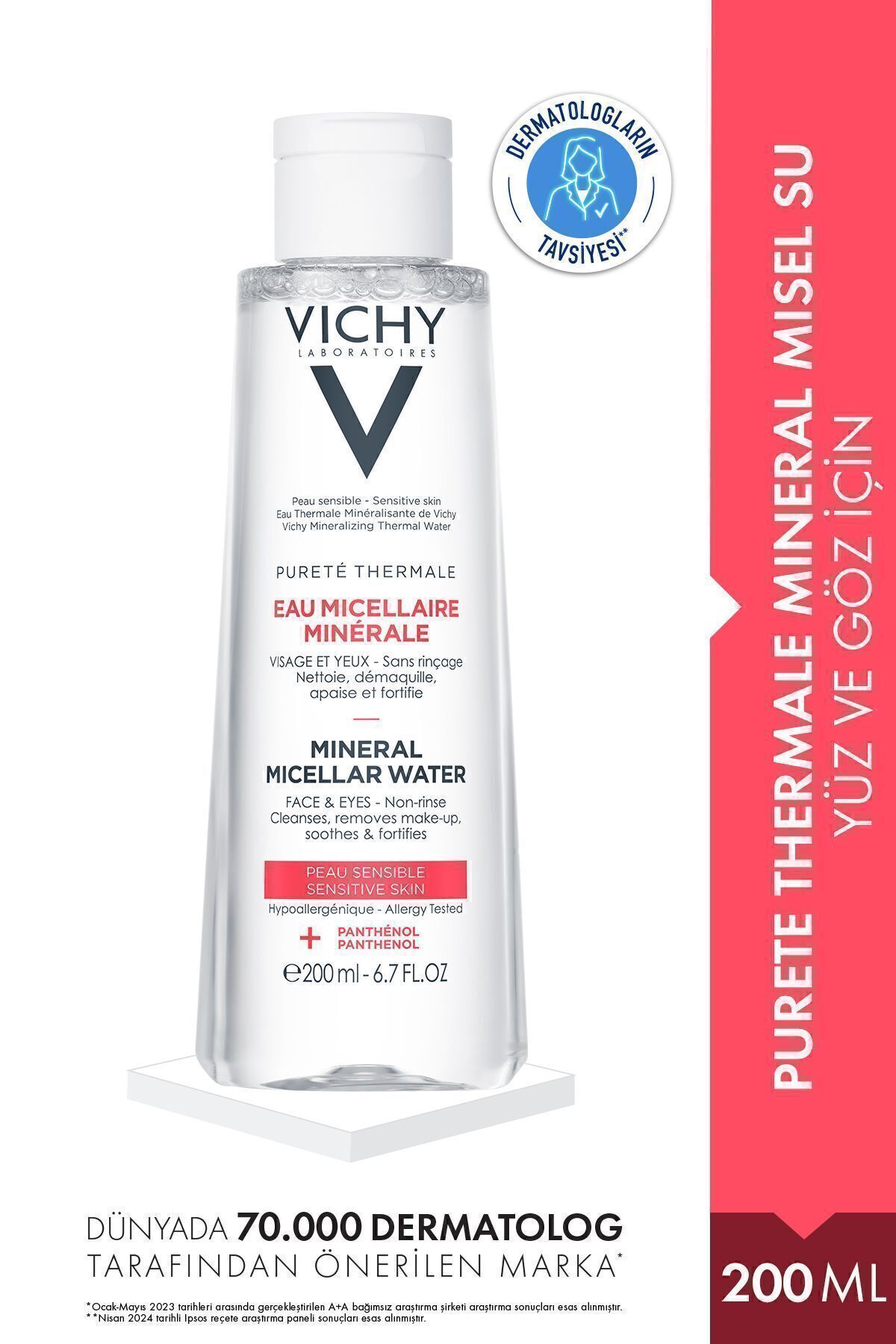 Vichy Cildi Arındıran ve Nemlendirici Yüz Temizleyici 200ml