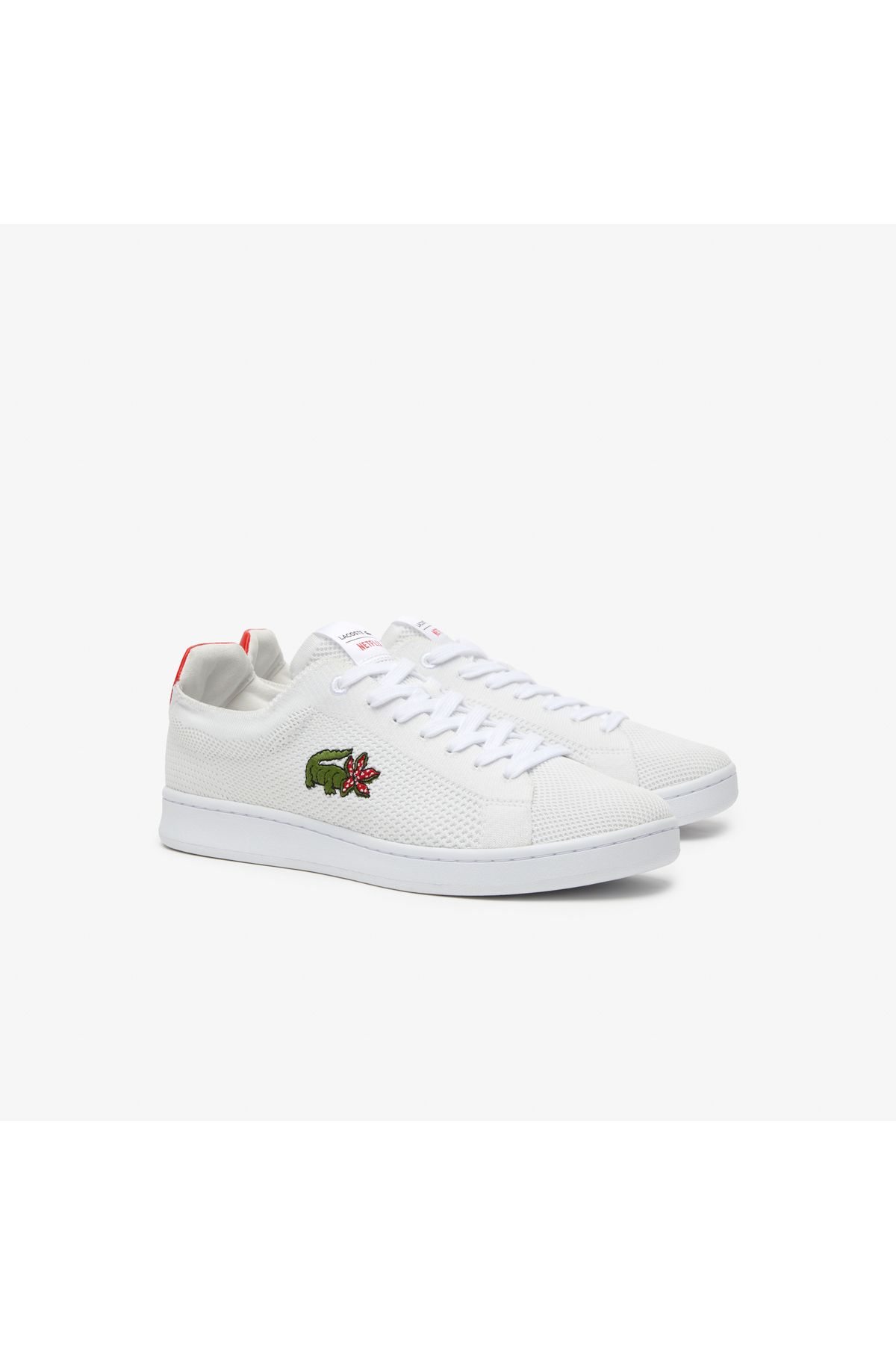 اسنیکر سفید مردانه X Netflix Piquéé کفش ورزشی کارنابی Lacoste