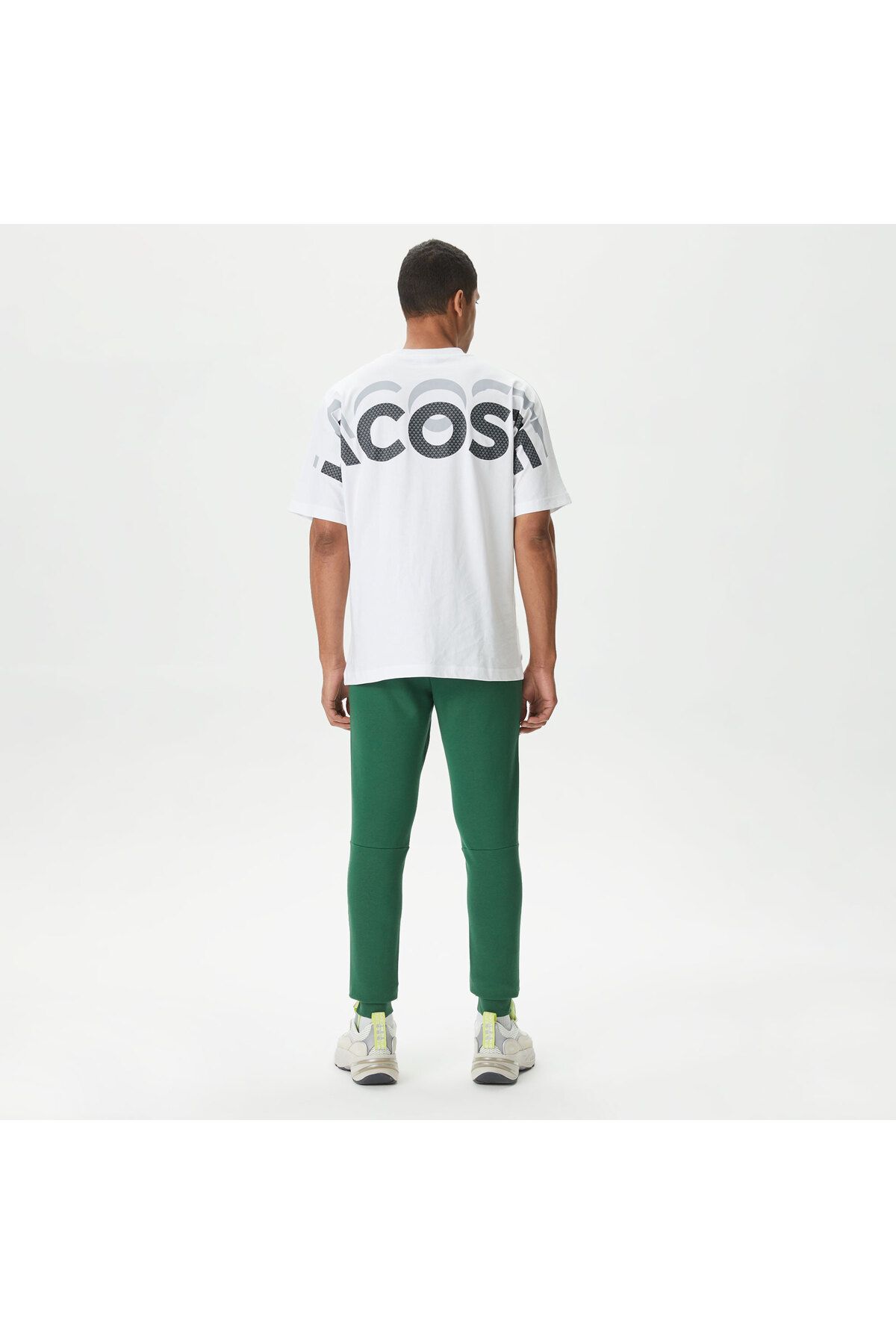 شلوار گرمکن سبز مردانه لباس باریک و شش Lacoste