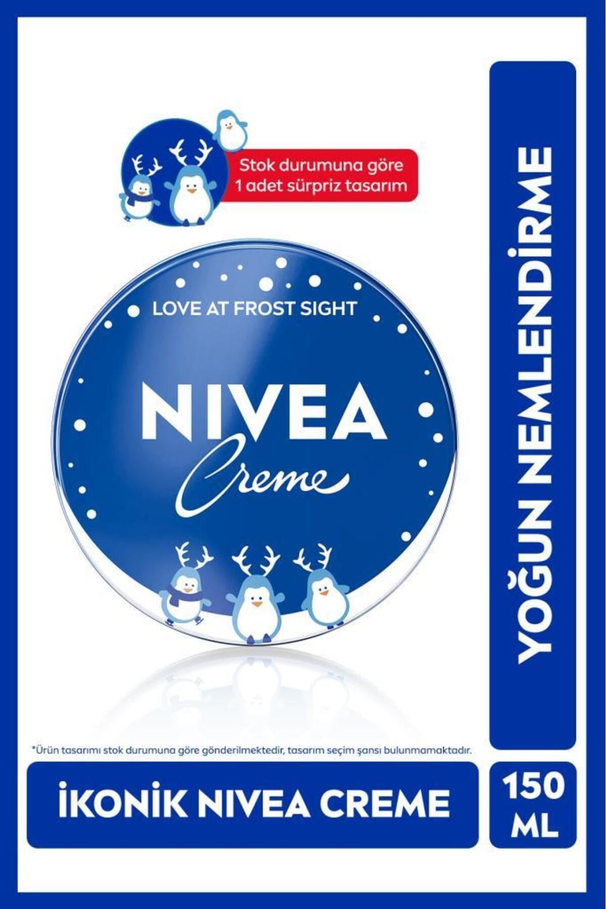 NIVEA Creme 150ml, Bakım Yapan Koruma, Uzun Süreli Yoğun Nemlendirici, El Yüz Ve Vücut, Yumuşak Cilt Hissi