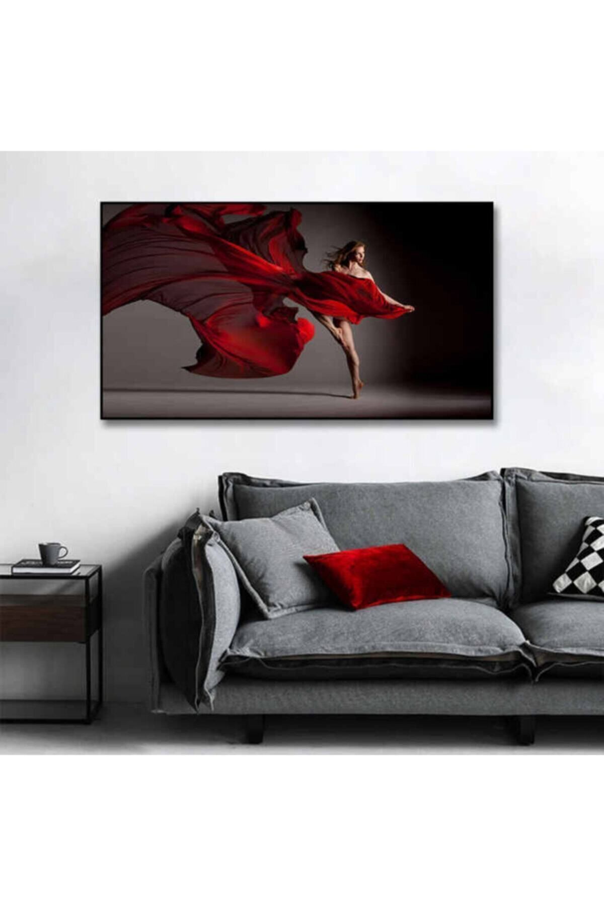 Vividale Dekoratif Red & Love Kanvas Tablo