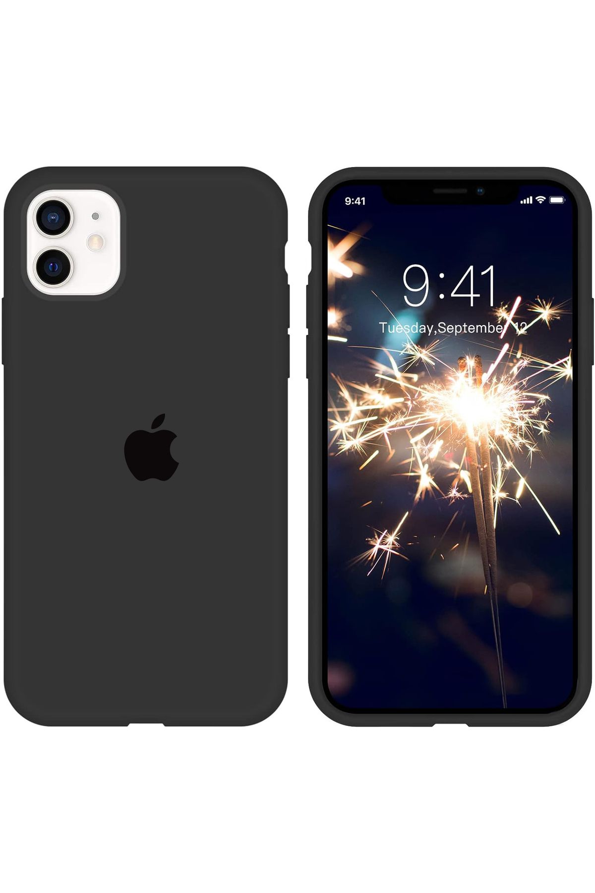 izzytech iPhone 11 Uyumlu Kılıf Dayanıklı Astar Yumuşak Logolu Lansman