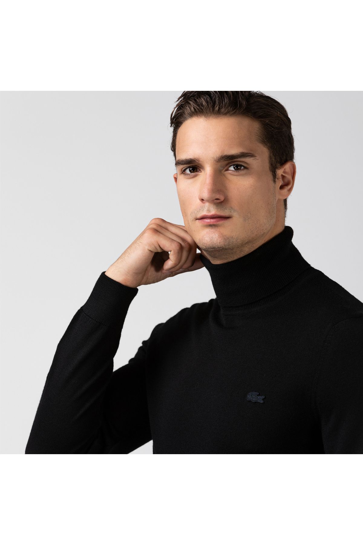 پلیور مشکی مردانه لباس آستین بلند مناسب Lacoste