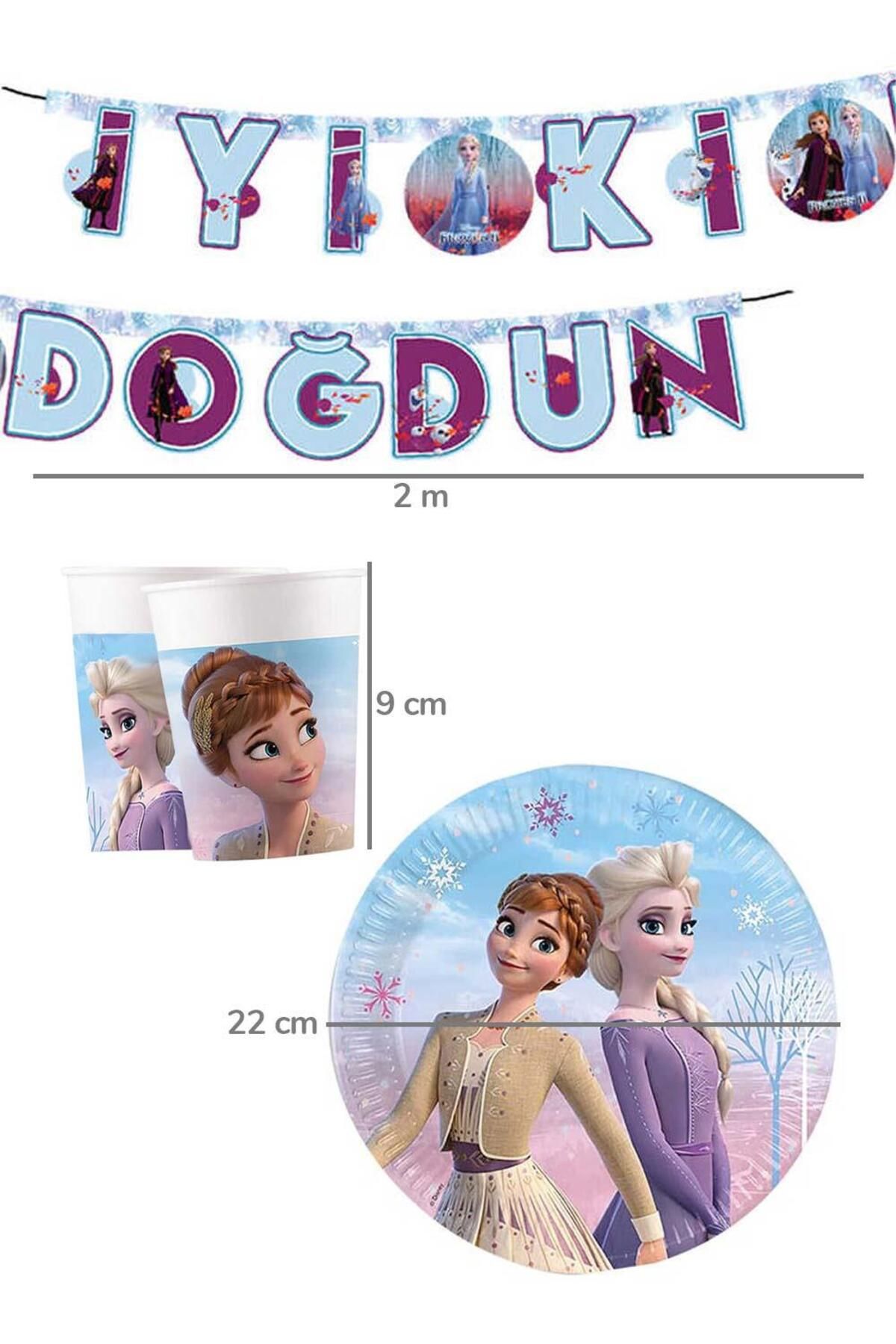 Le Mabelle-Multicolored Frozen and Elsa Themed Party Set of 3 4