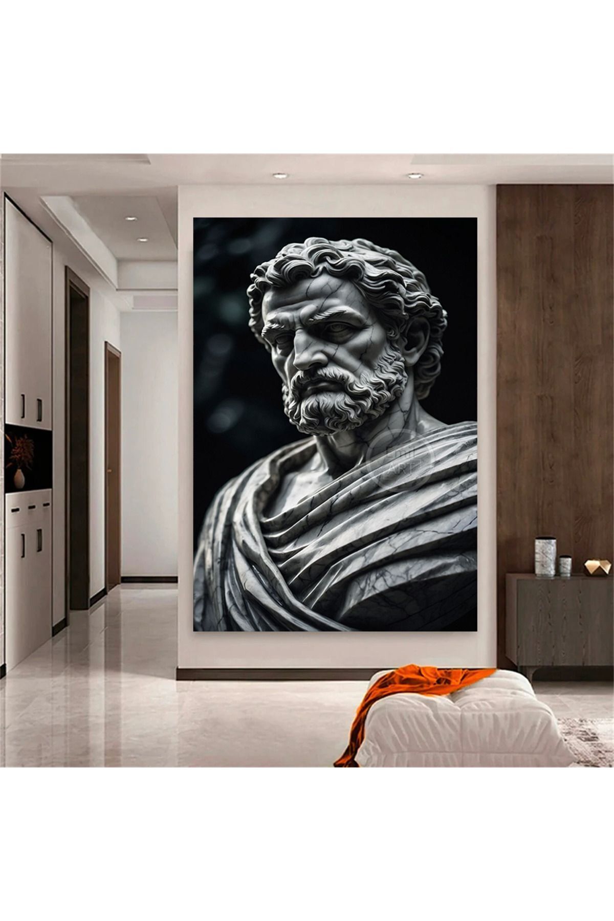 Vividale Tarihi Zeus Antik Yunan Tanrıçası Modern Özel Tasarım HD Kalite Kanvas Tablo