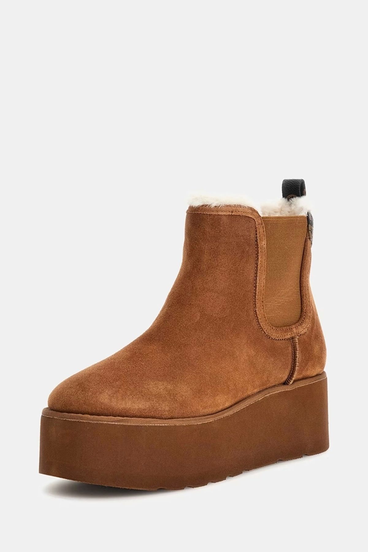 Guess-Women's Jilaine Suede Brown Boots 2