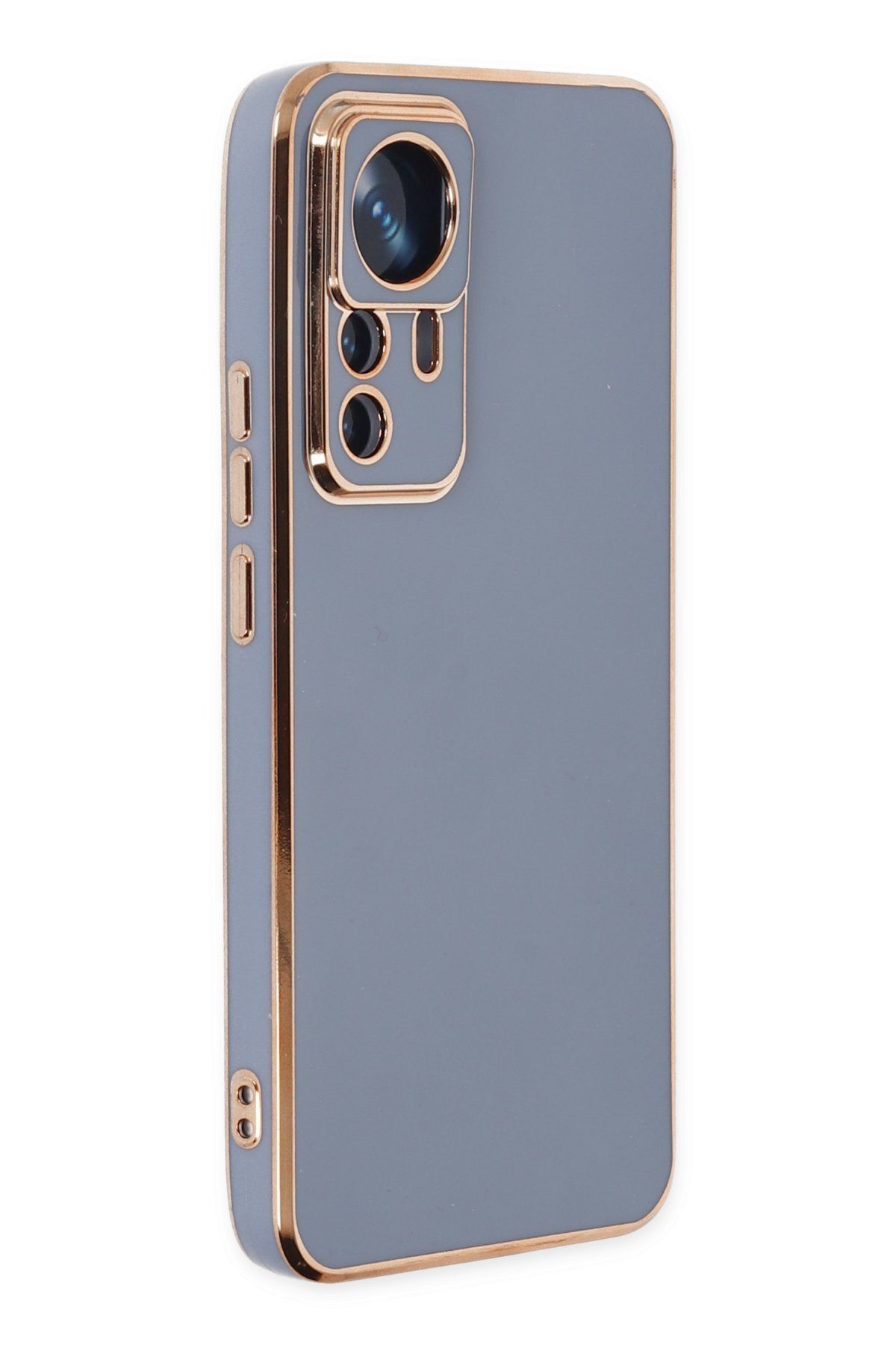 NewFace Xiaomi Mi 12T Pro Kılıf Volet Silikon - Mavi ZRNET