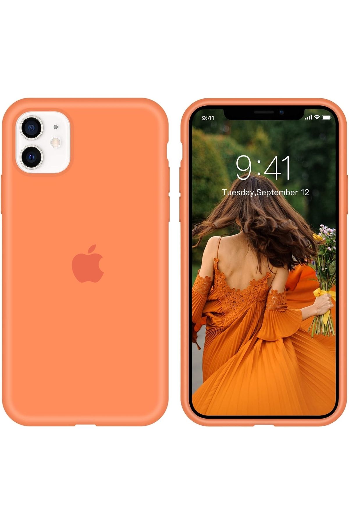 izzytech iPhone 11 Uyumlu Kılıf Dayanıklı Astar Yumuşak Logolu Lansman