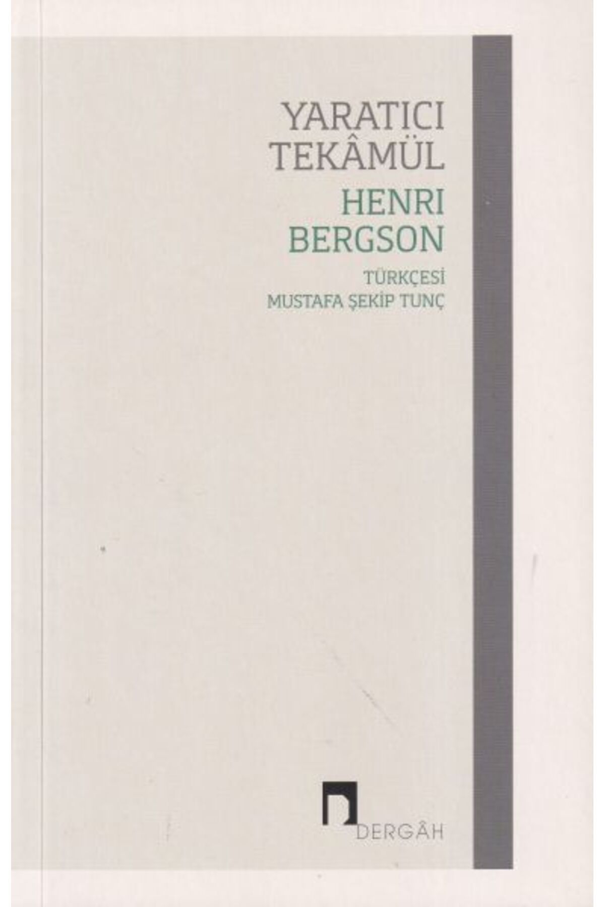 Dergah Yayınları Yaratıcı Tekamül