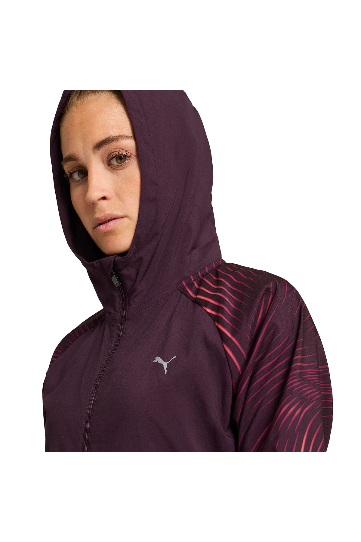 Puma Run Favorite Aop Kadın Mor Koşu Ceket 52403544 görsel 5