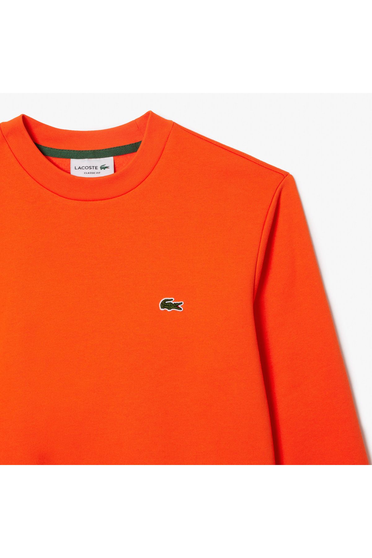 سویشرت نارنجی مردانه پیراهن قرمز دوچرخه سواری کلاسیک مناسب Lacoste