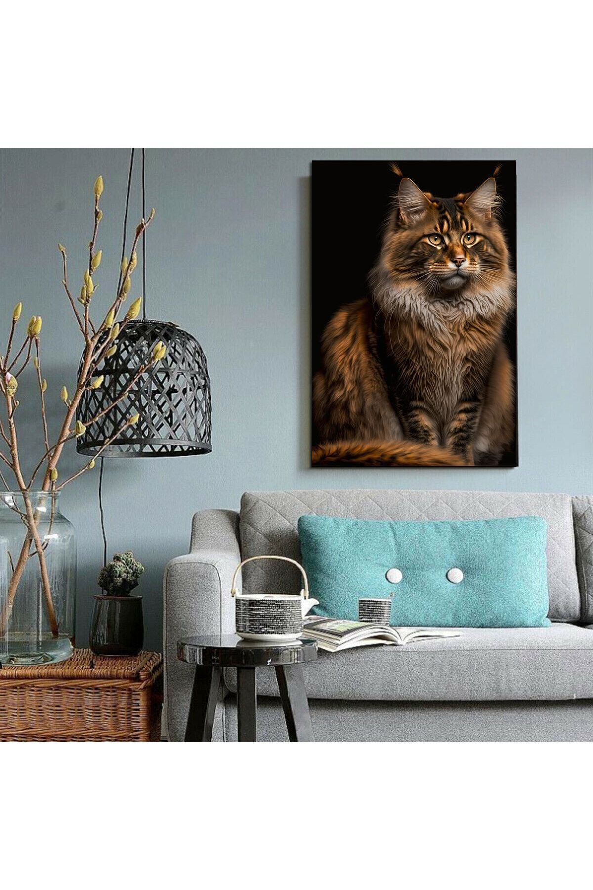 Vividale MAİNE COON KEDİ KANVAS TABLO