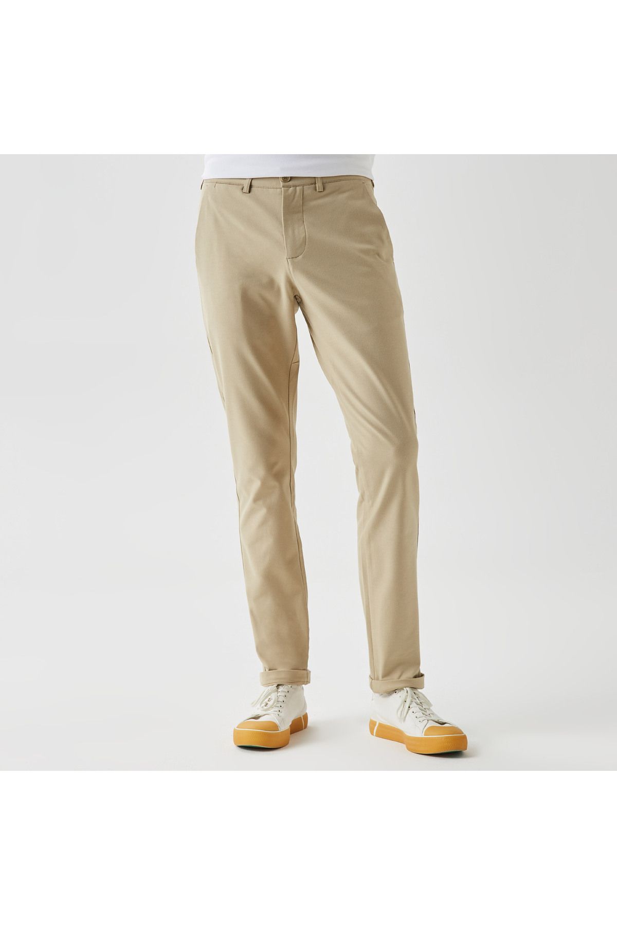 شلوار نود مردانه باریک و بژ اورجینال Lacoste