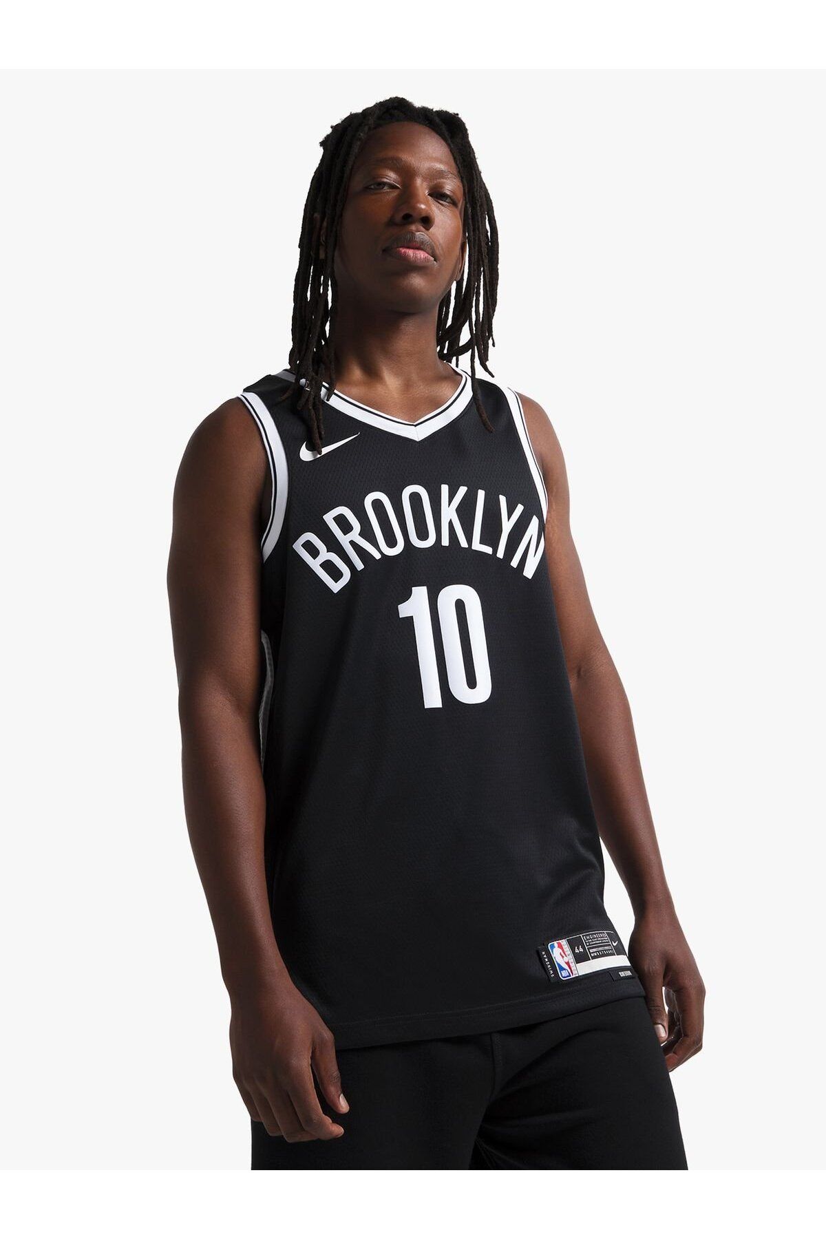 Nike-Brooklyn Nets Nba - Men's Black Basketball Jersey Style Sports 1