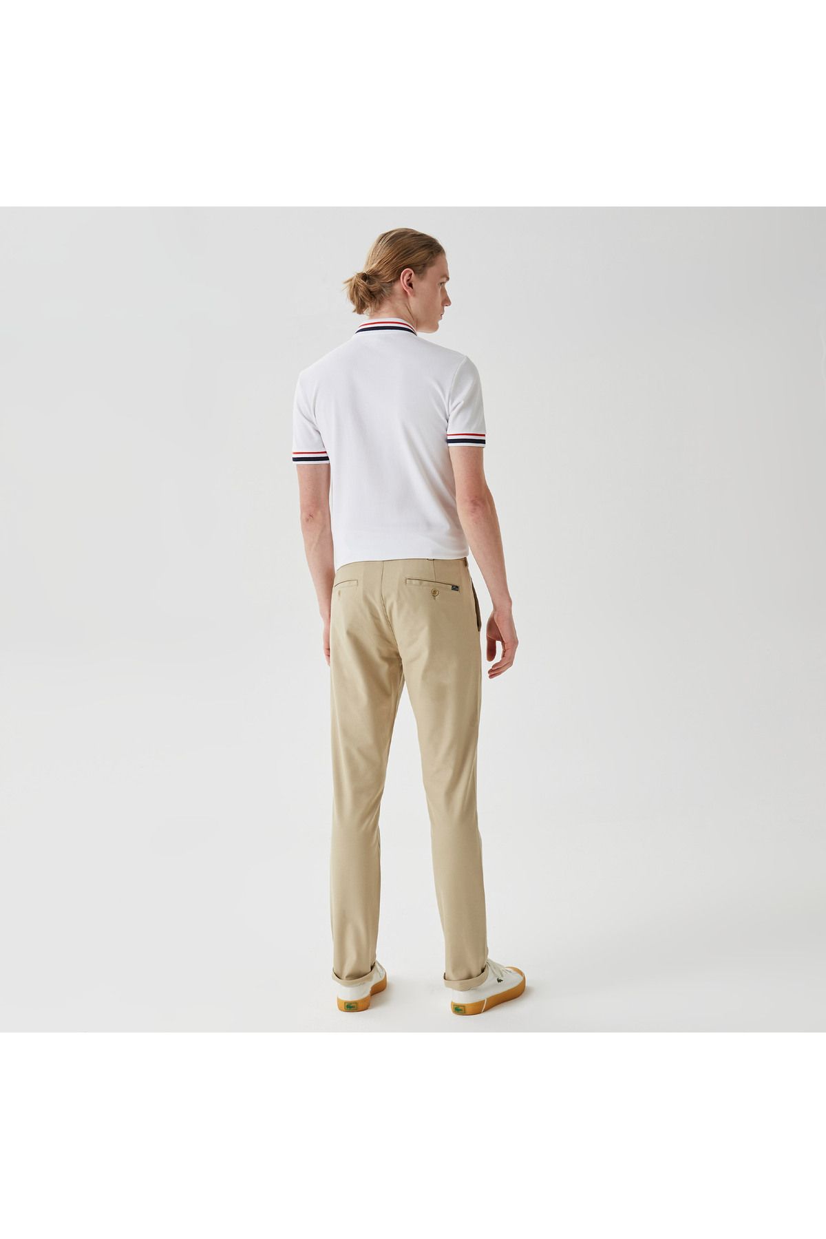 شلوار نود مردانه باریک و بژ اورجینال Lacoste