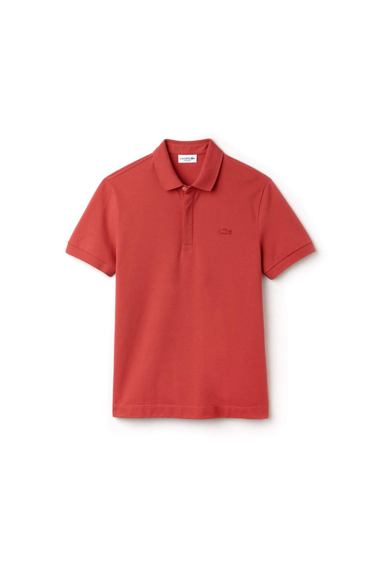 تی شرت یقه پولو صورتی مردانه چوگان به طور منظم پاریس Lacoste