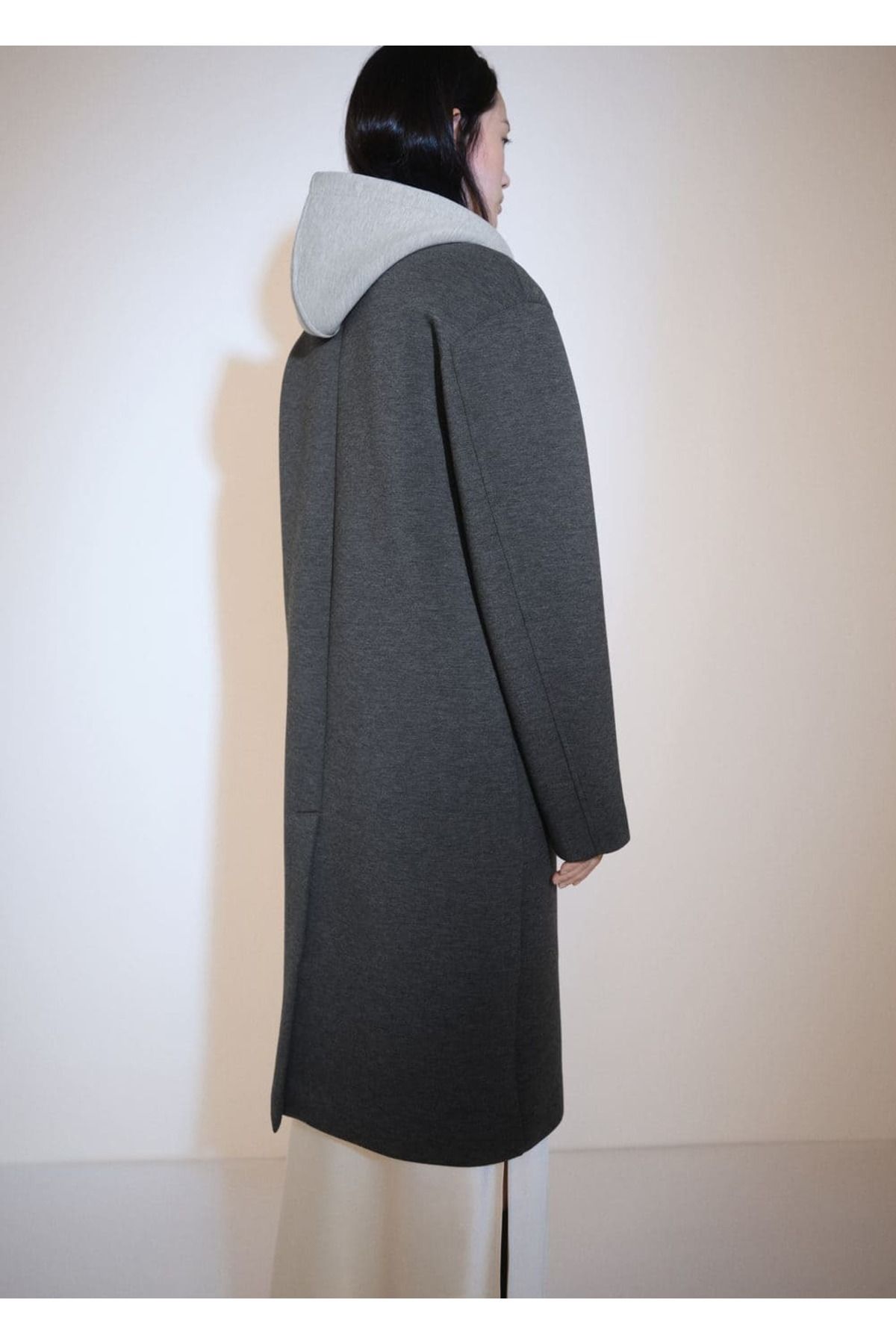 MANGO Woman-Overcoat - Stylish Designed Scroll Fabric 4