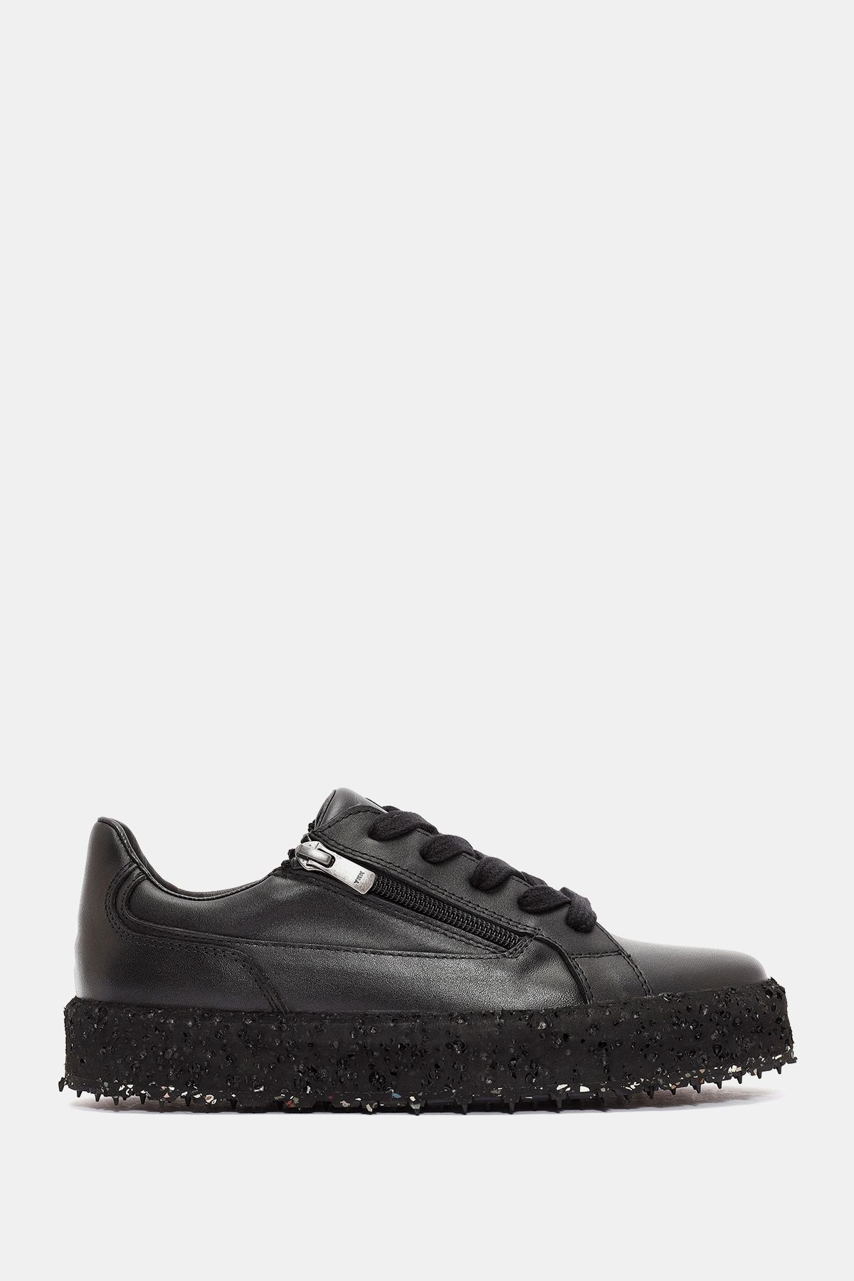 Bestyle-Briar Women's Black Genuine Leather Sneakers 1