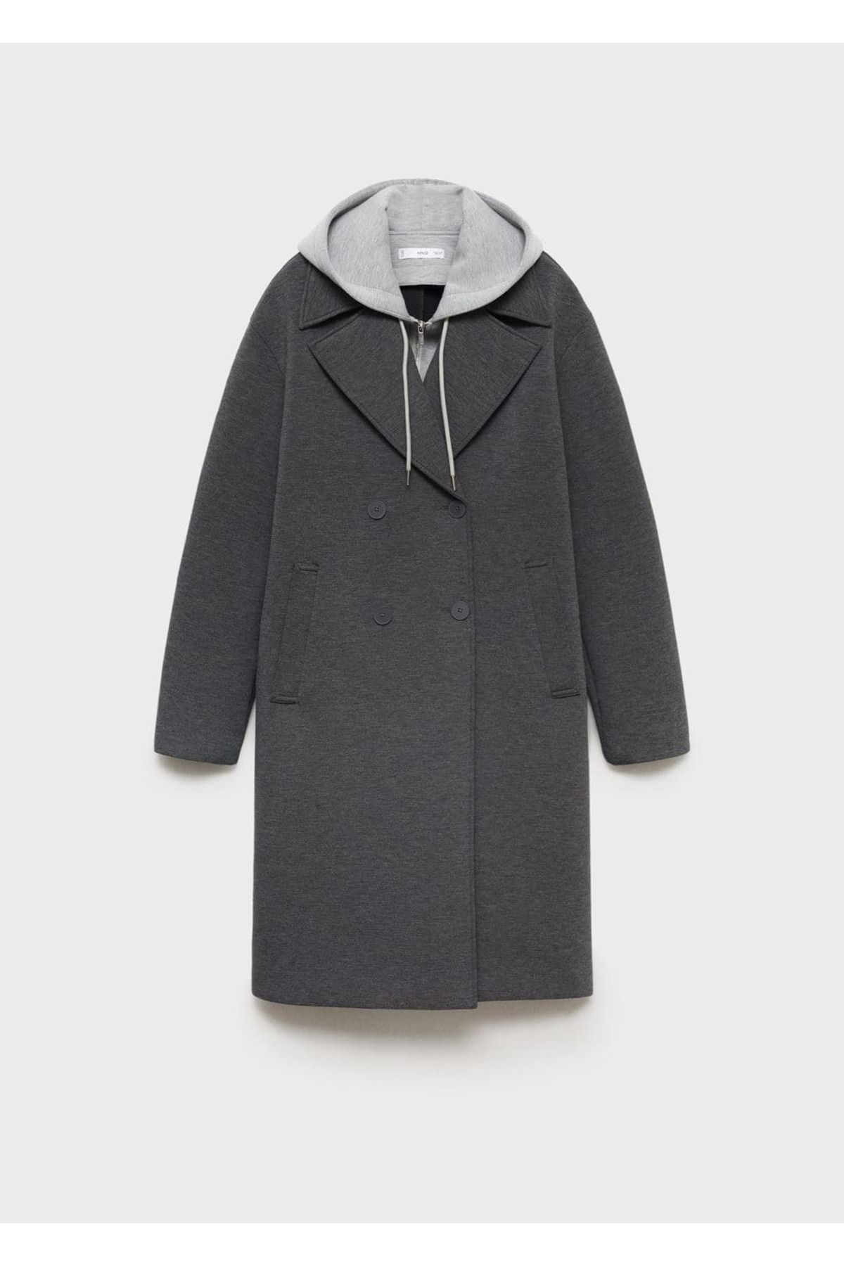 MANGO Woman-Overcoat - Stylish Designed Scroll Fabric 3