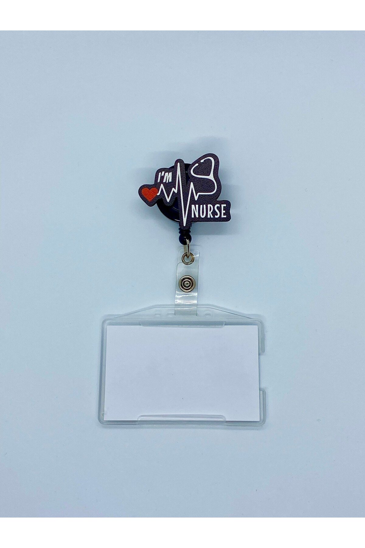 Sağlıkçı Shopping I'm Nurse Temalı Yoyo Kartlık Yoyo Yaka Kartlığı
