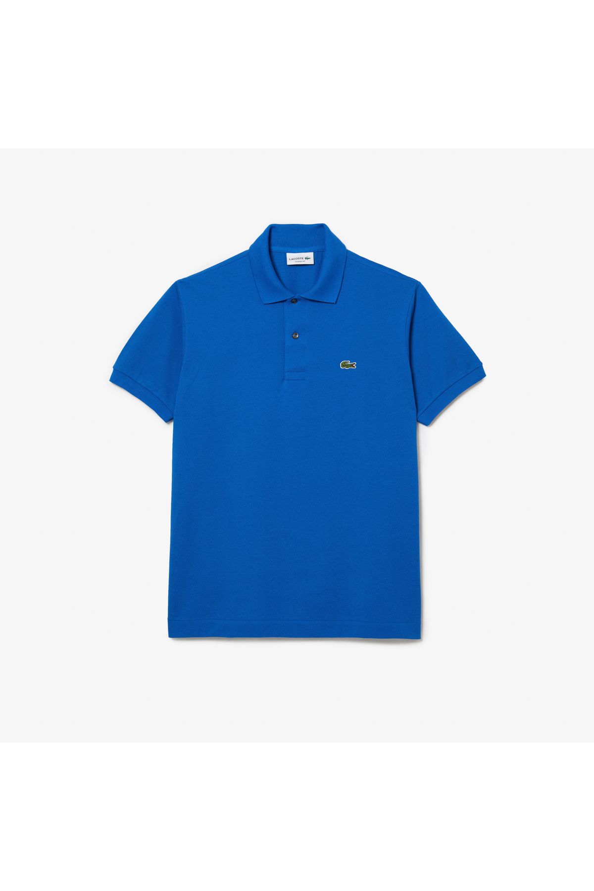 تی شرت یقه پولو مردانه کلاسیک FIT L.12.12 چوگان آبی Lacoste