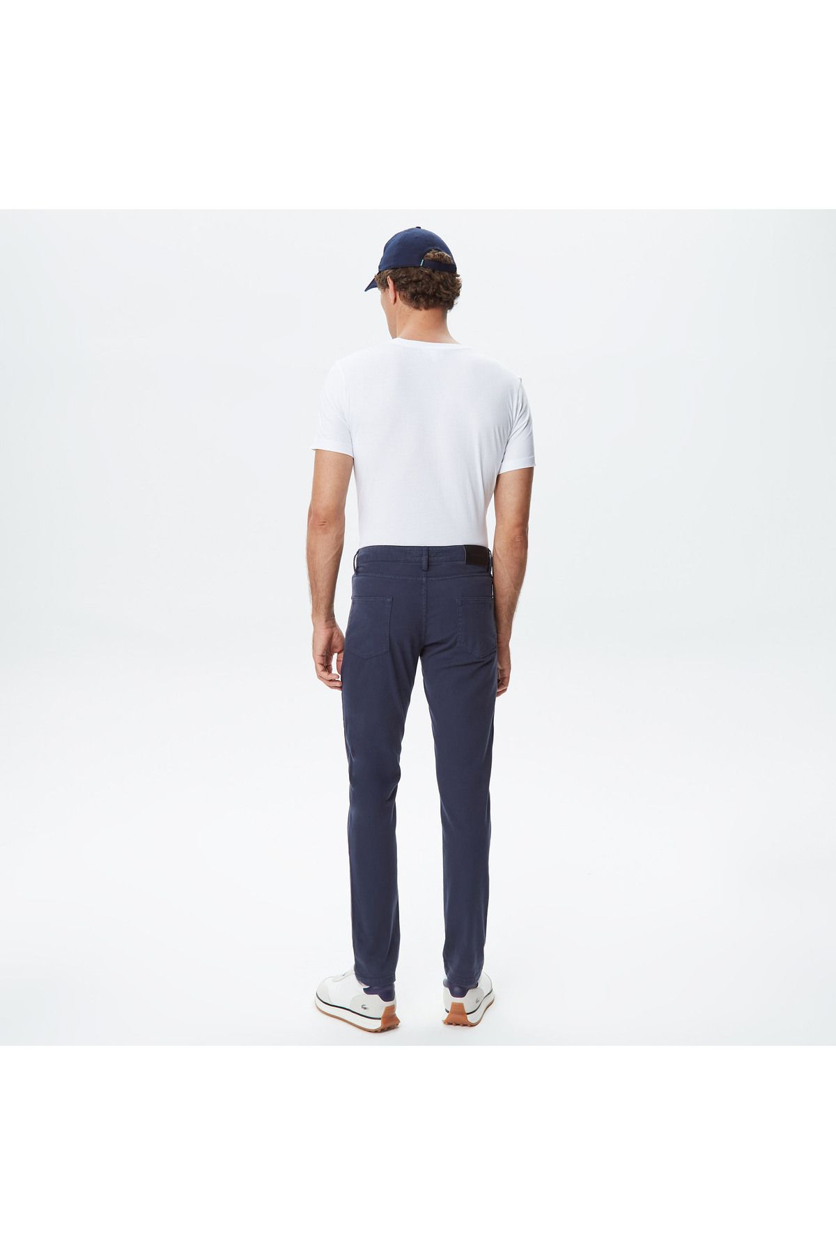 شلوار آبی مردانه باریک و اورجینال Lacoste