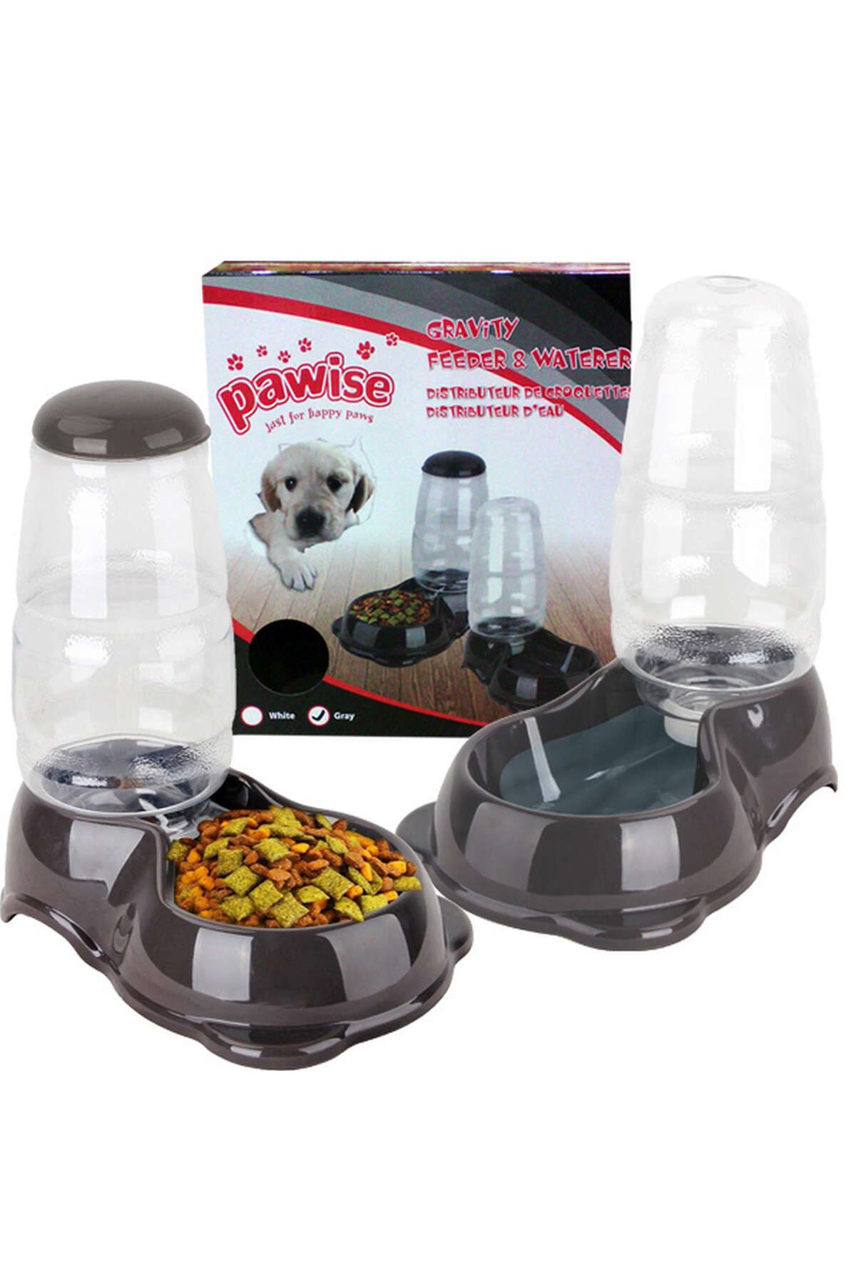 Pawise Gravity Otomatik Mama ve Su Kabı 2,65 Lt YKTSN