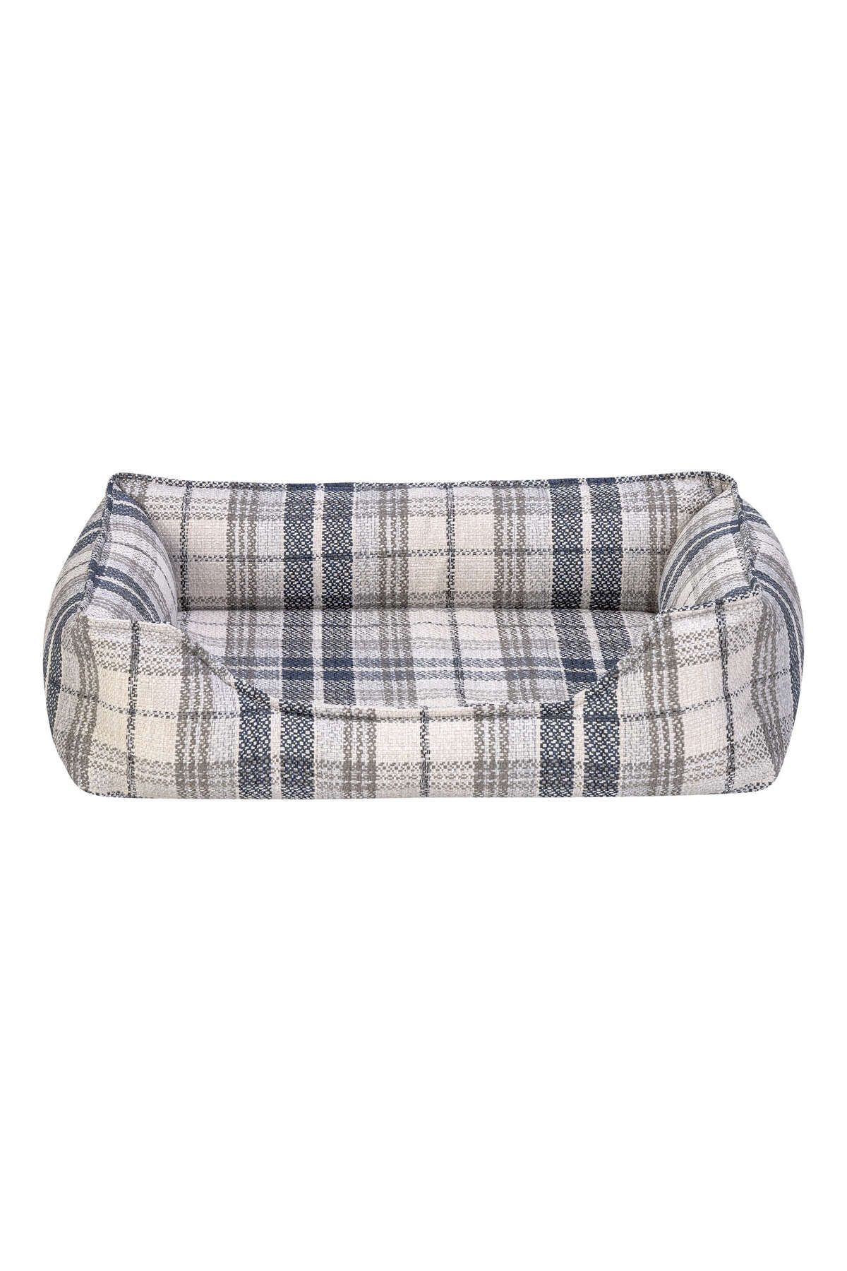 Pet Comfort Delta Varius Lacivert Kareli Kedi ve Köpek Yatağı XS 45x55cm DRSTR
