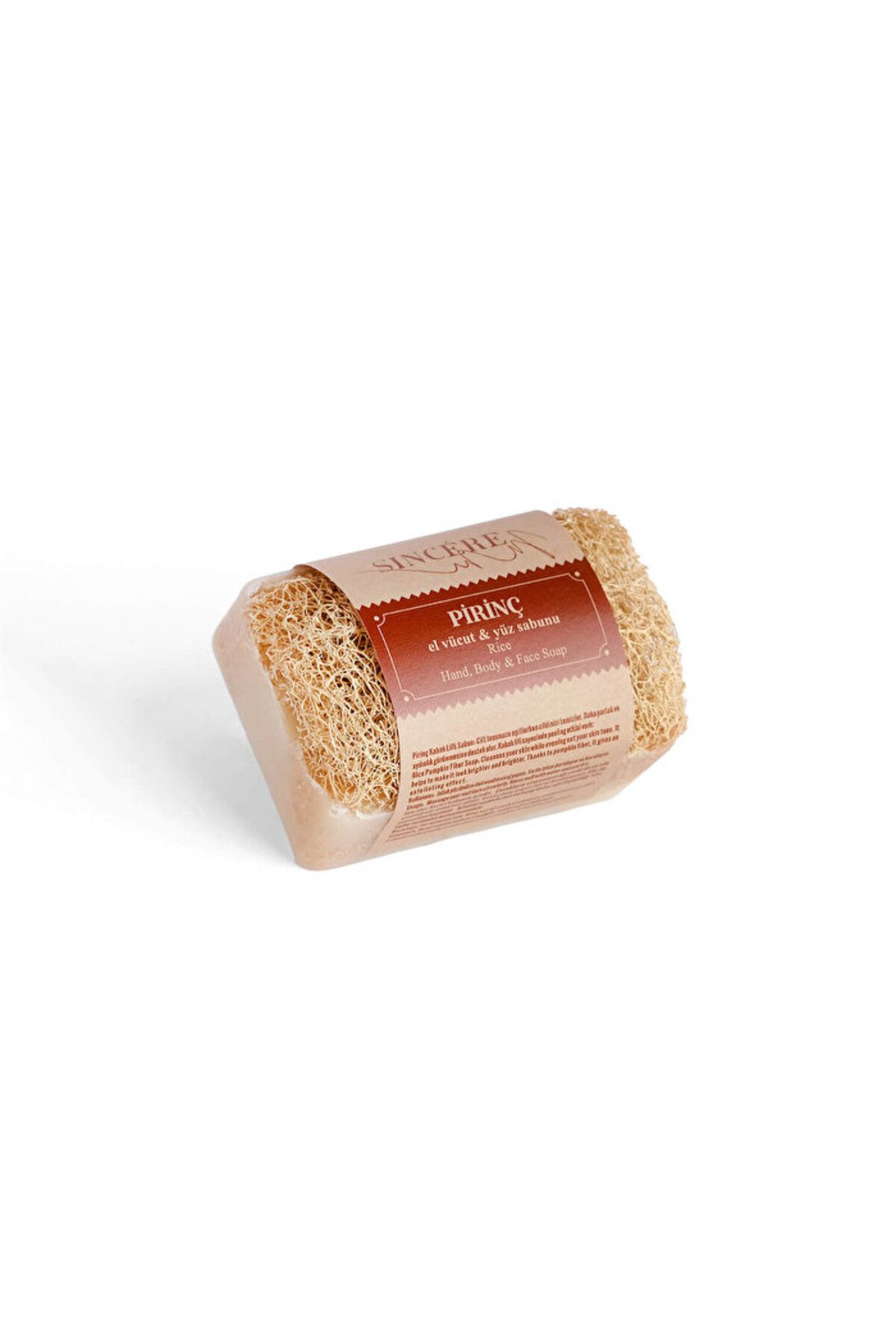 sincere Kabak Lifli Sabun - Pirinç - 120 gr