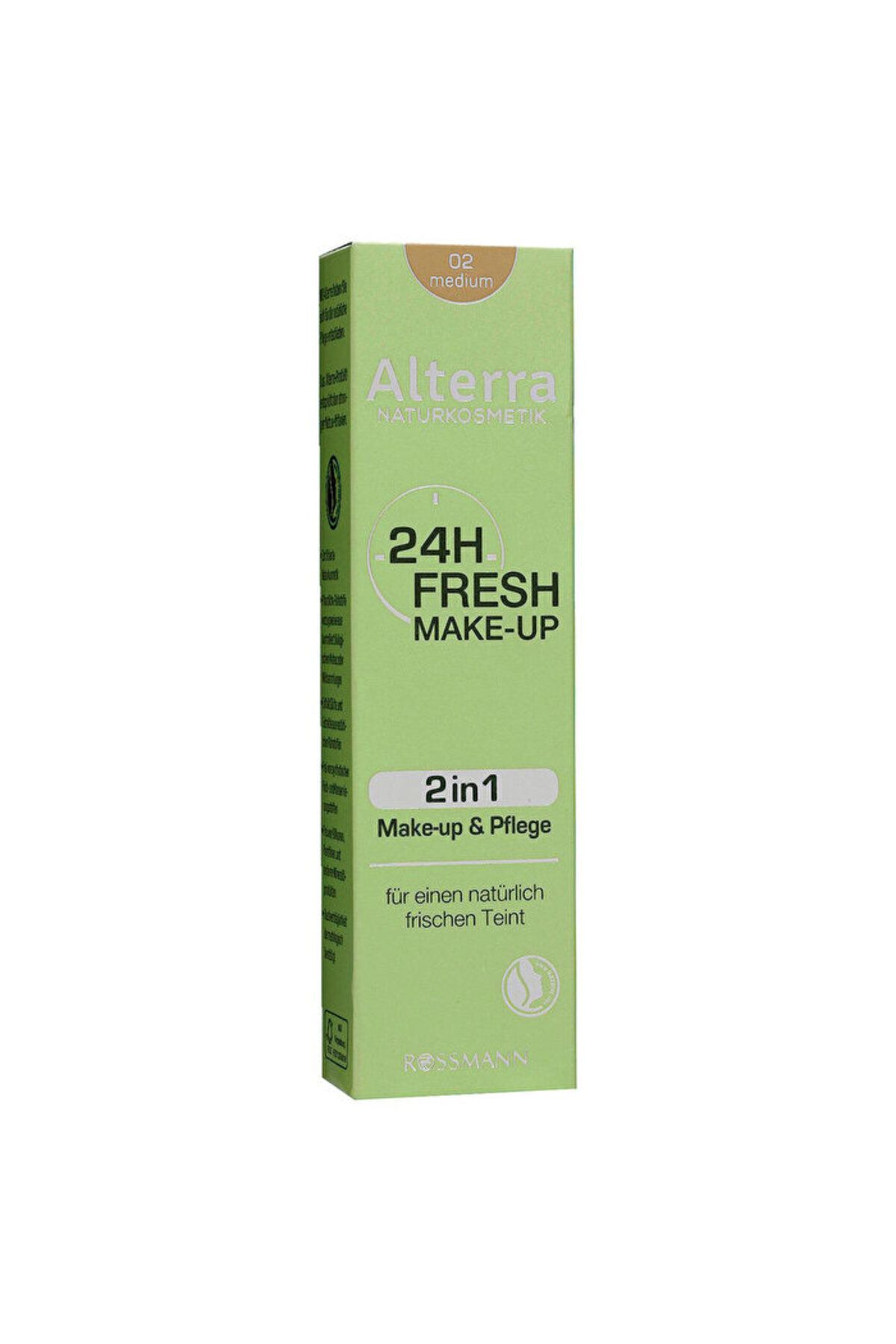 Alterra Fondöten - 24 Fresh 02 Medium - 30 ml