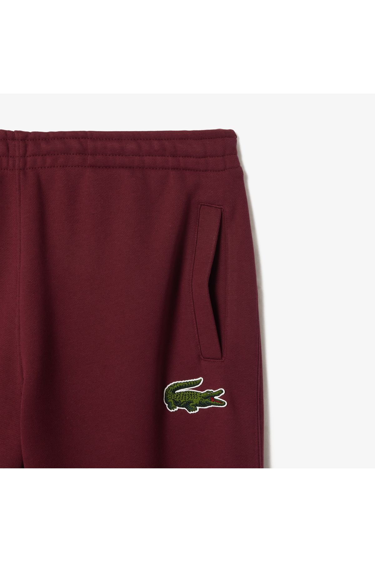 Lacoste-Unisex Relaxed Fit Burgundy Sweatpants 6