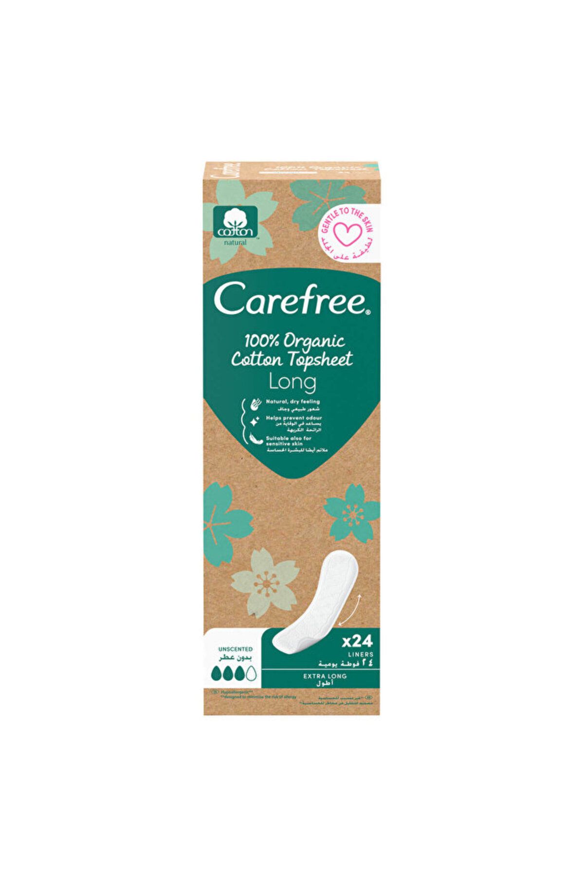 Carefree O.b Günlük Ped Organic Cotton Topsheet Uzun 24 Adet