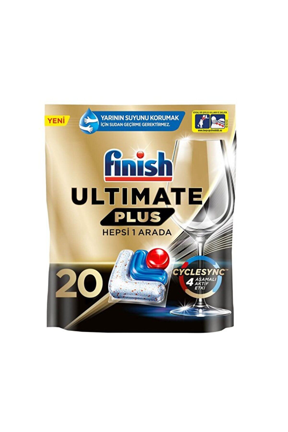 Finish - Ultimate Plus Hepsi 1 Arada - 20 Tablet - 244 gr