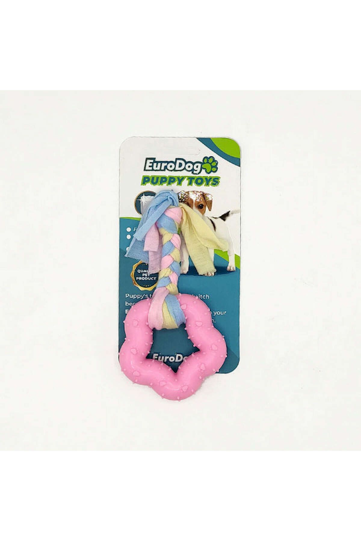 Eurodog Puppy Toys Pembe Kalın Beşgen Diş Kaş. Oy. YKTSN