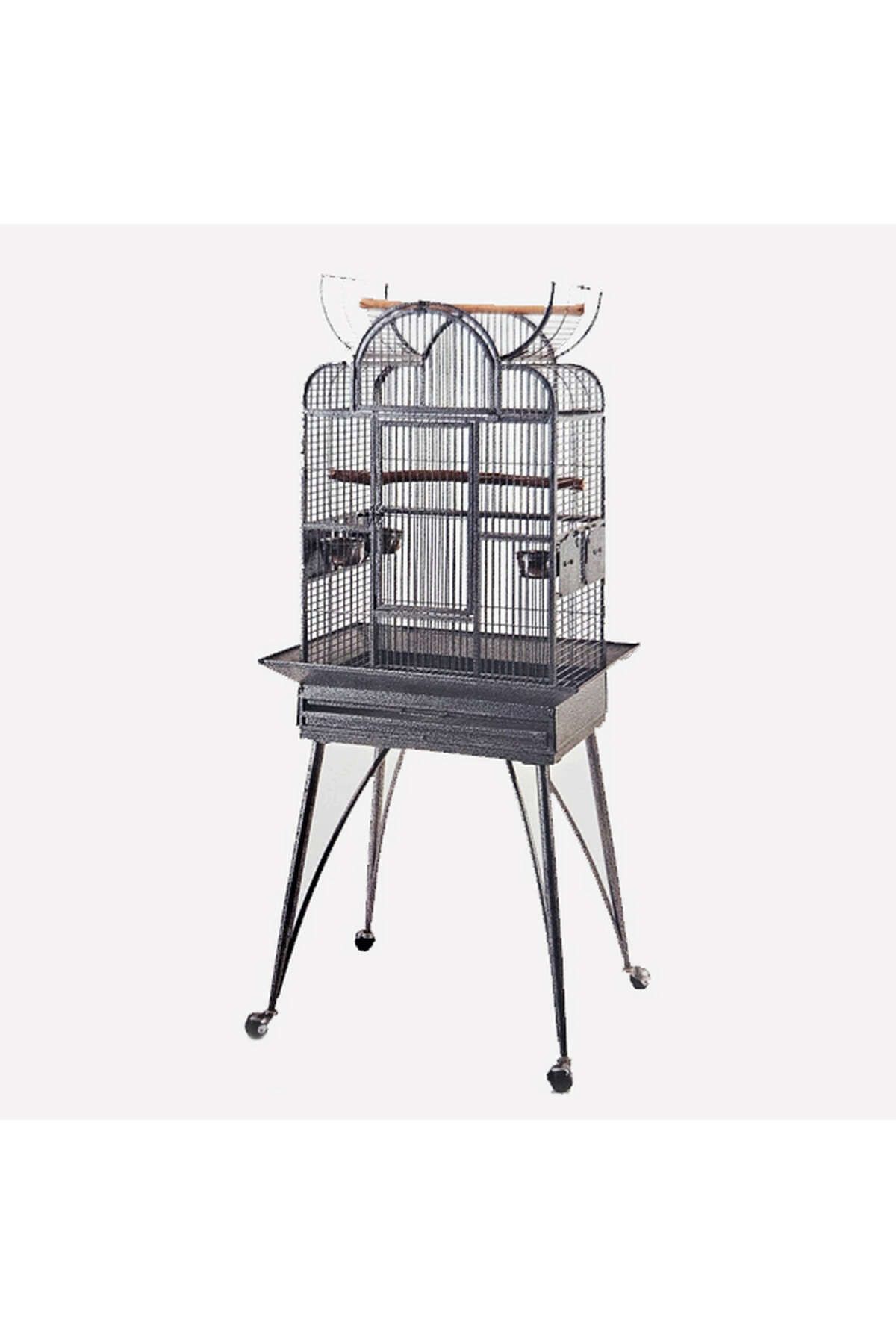 Qh Pet Cage Büyük Papağan Kafesi (66 x 51 x 162) 562135