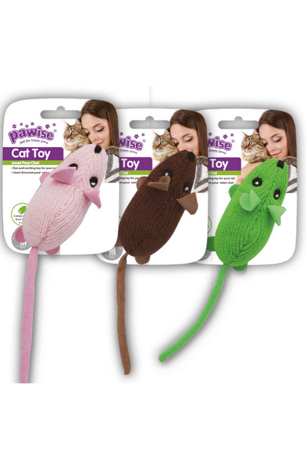 Pawise Fare Kedi Oyuncağı 20x4,5 cm DSDRN