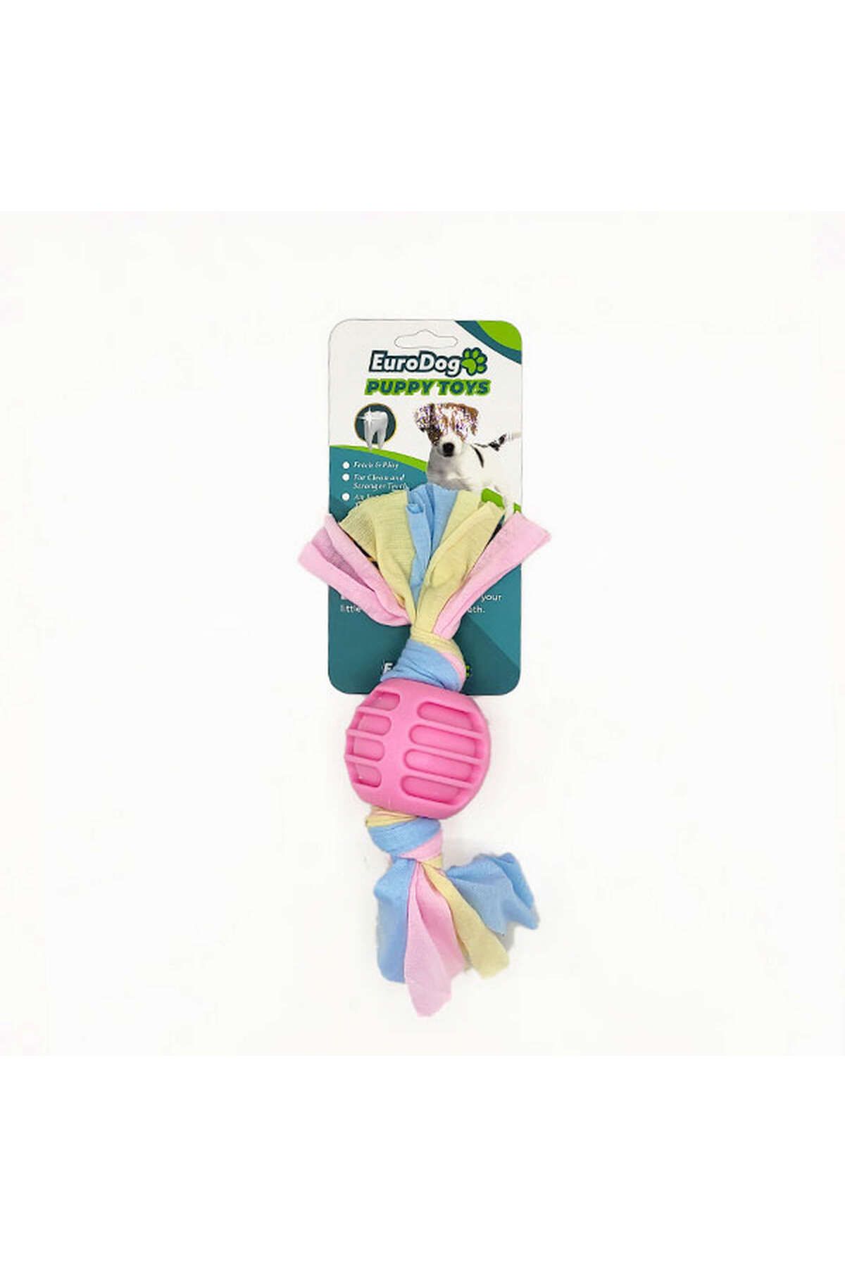 Eurodog Puppy Toys Pembe Ufak Top Diş Kaşıma Oy. YKTSN