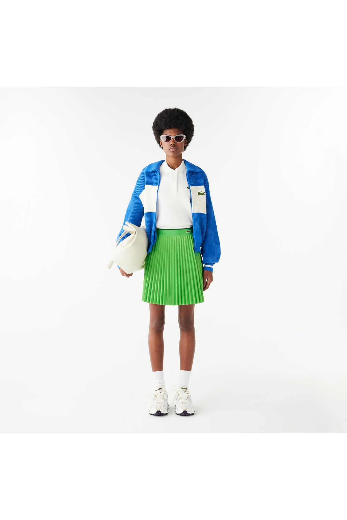 دامن سبز زنانه اورجینال Lacoste