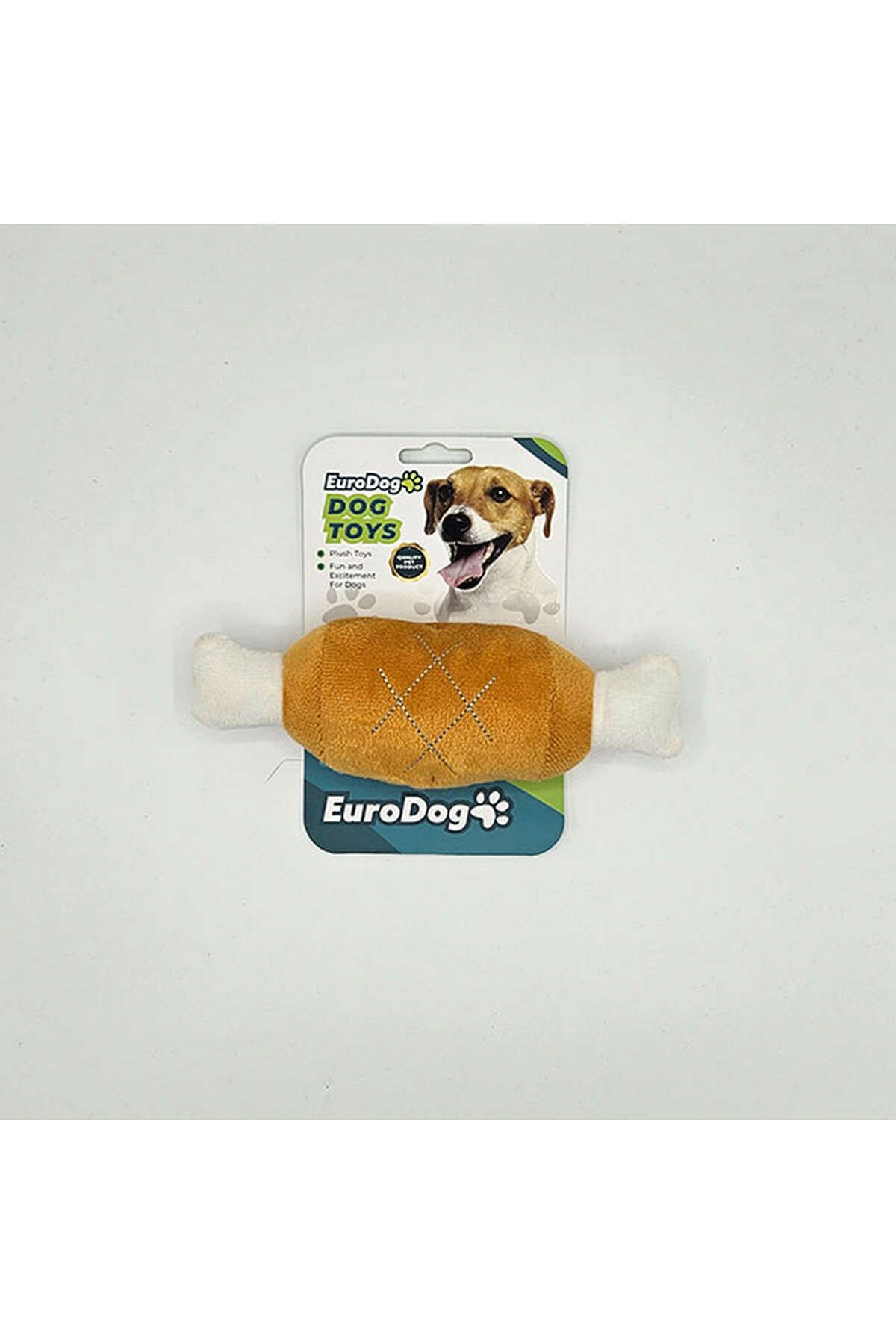 Eurodog Peluş Etli Kemik Köpek Oyuncağı 19x6 Cm YKTSN