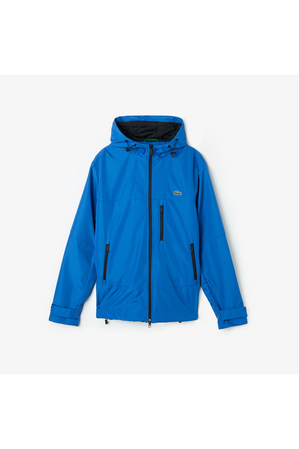 Lacoste  Erkek Kapüşonlu Mavi Yağmurluk - Görsel 3