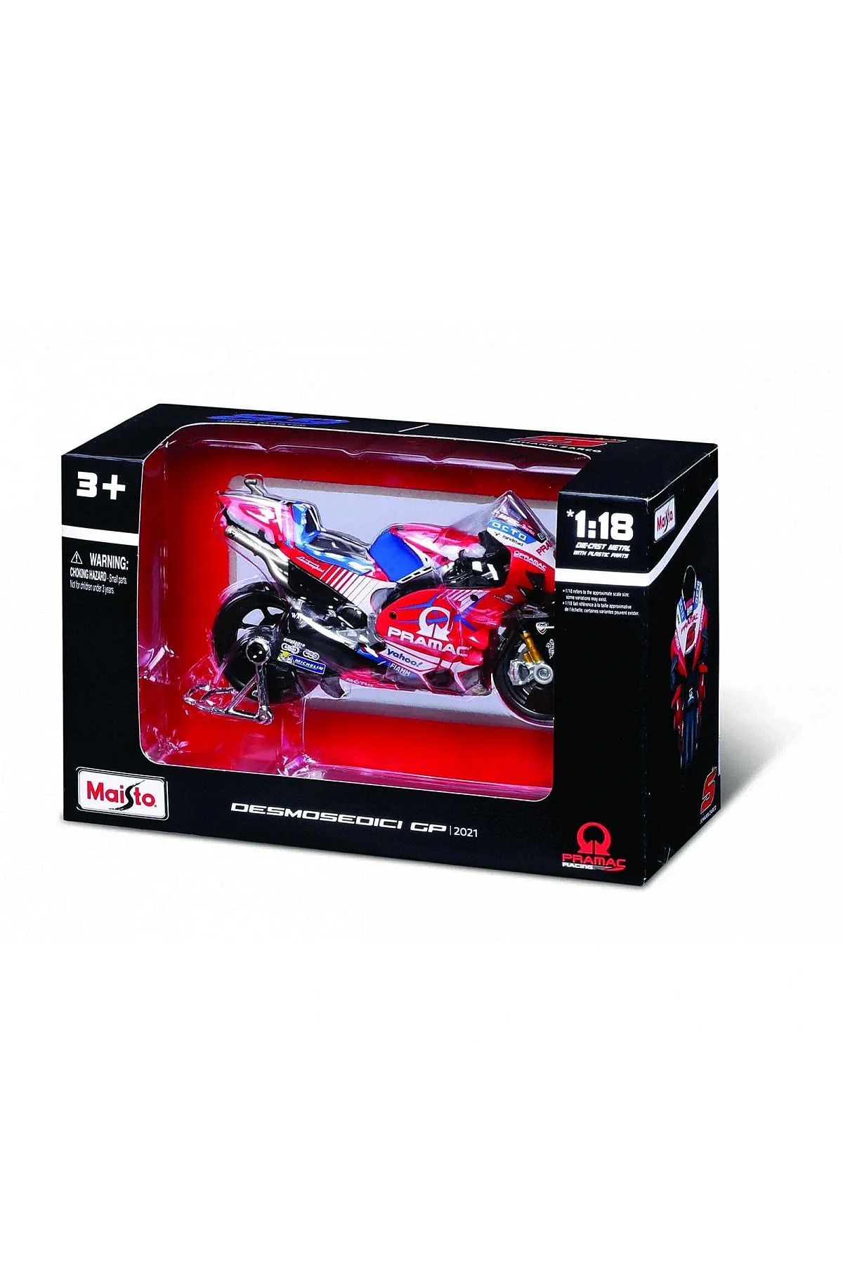 gnsstore MAISTO 1/18 MOTO GP - DUCATİ PRAMAC RACİNG 2021