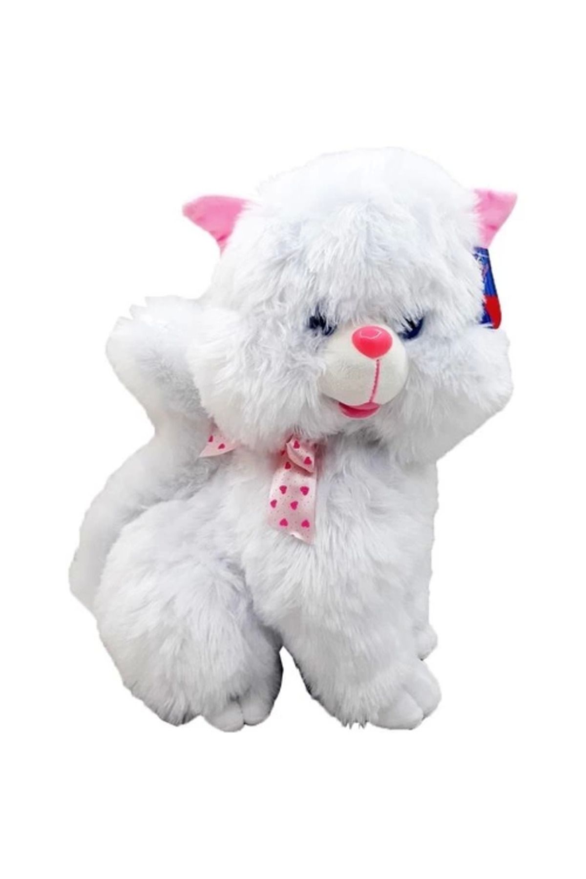 gnsstore HALLEY 50 CM SESLİ OTURAN TOMBUL KEDİ